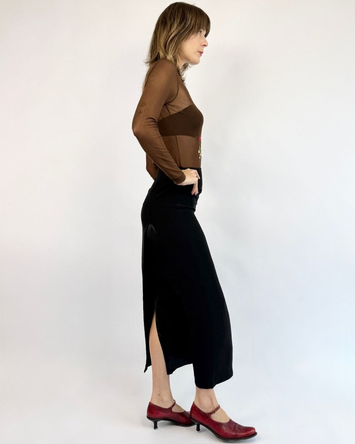 Jean Paul Gaultier Lines Refined Skirt