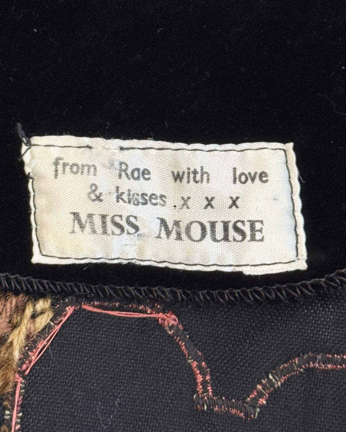 Miss Mouse 1960s Velveteen Rabbit Maxi Dress