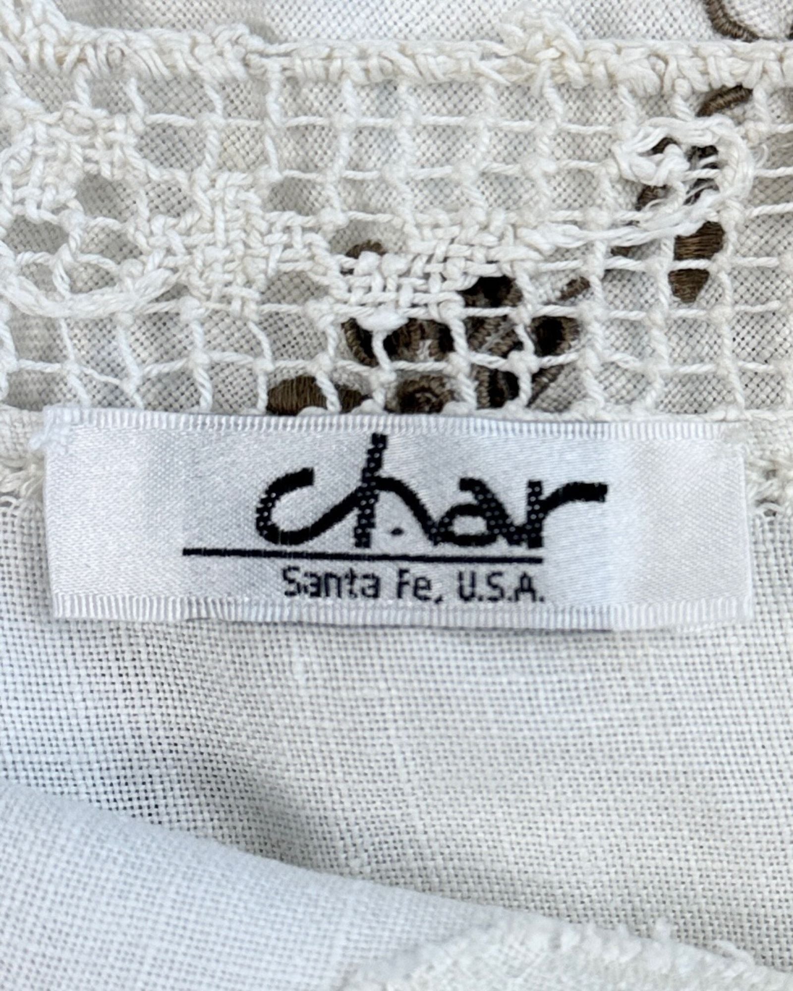 Char Soul Windows Lace Crochet Tunic