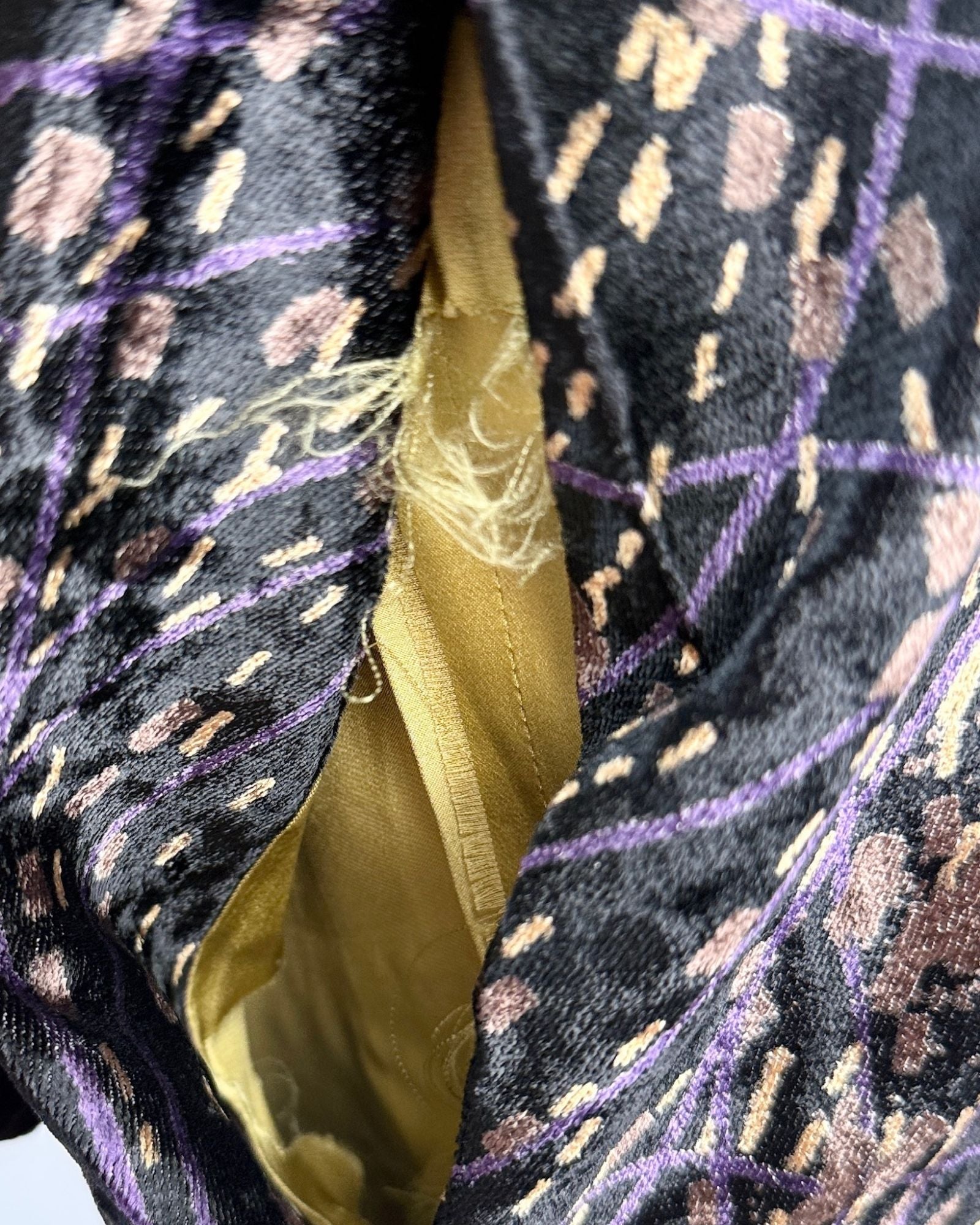 Purple Rain Silk Velvet Jacket