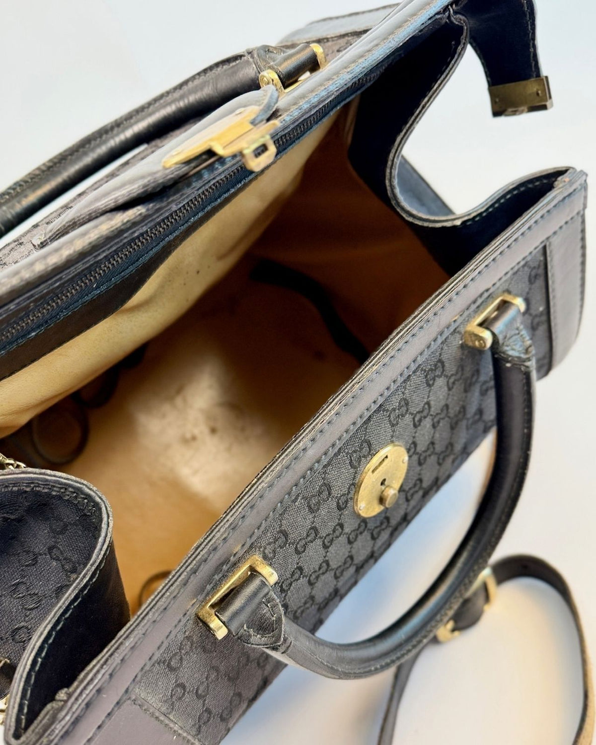 Gucci Black Train Case
