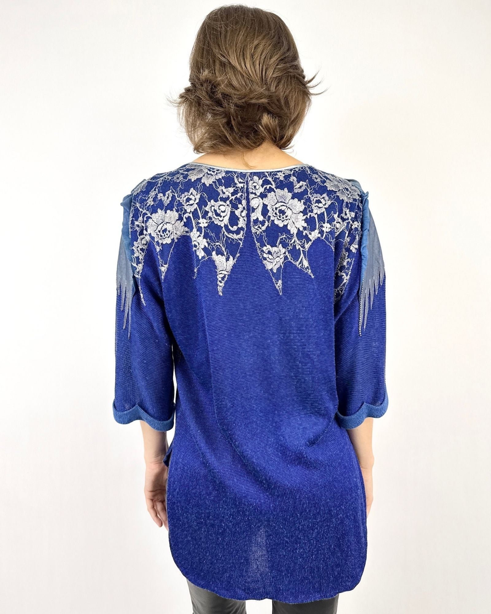 Roberto Cavalli Peacock Embellished Sweater