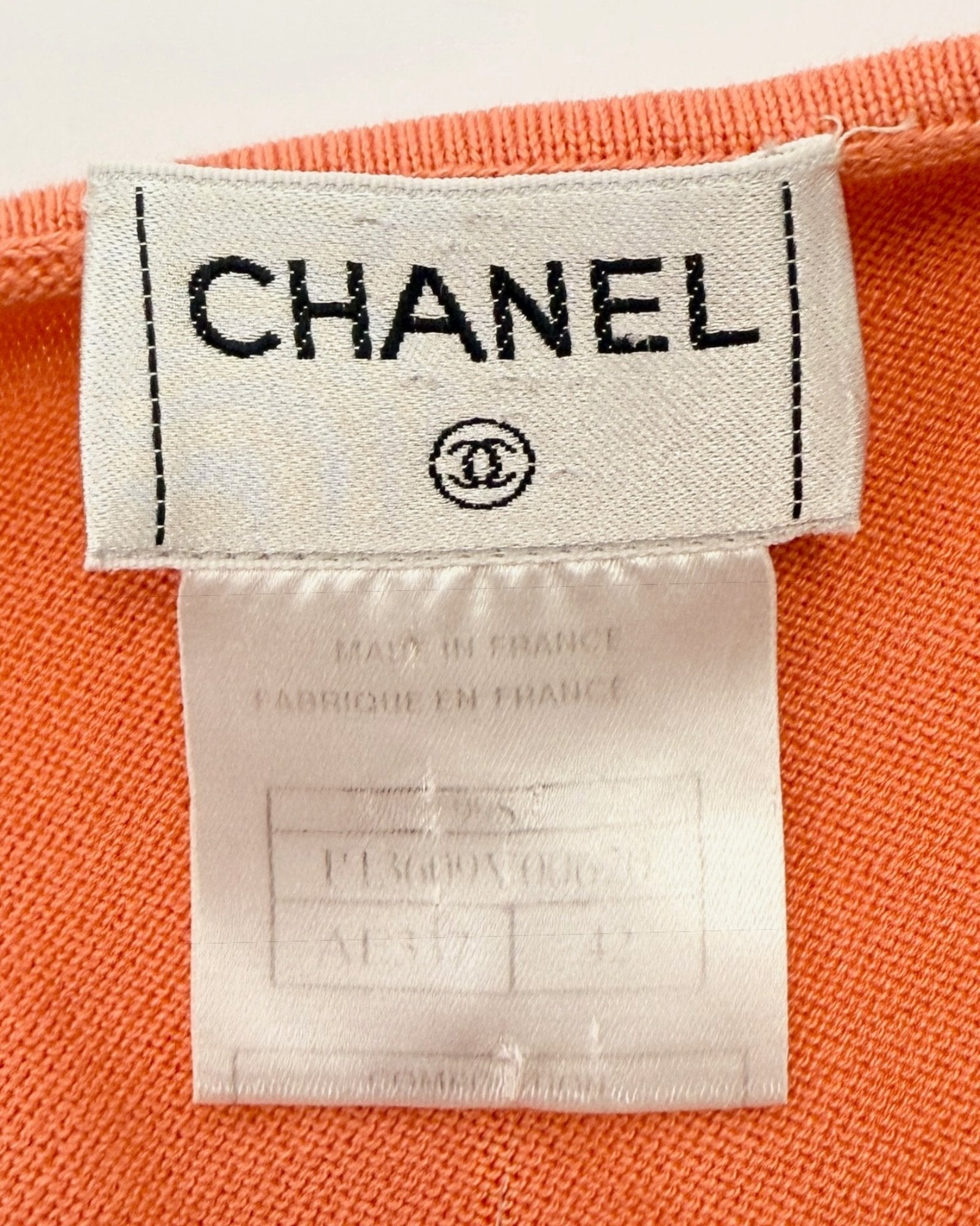Chanel Coral Kiss Knit Tank