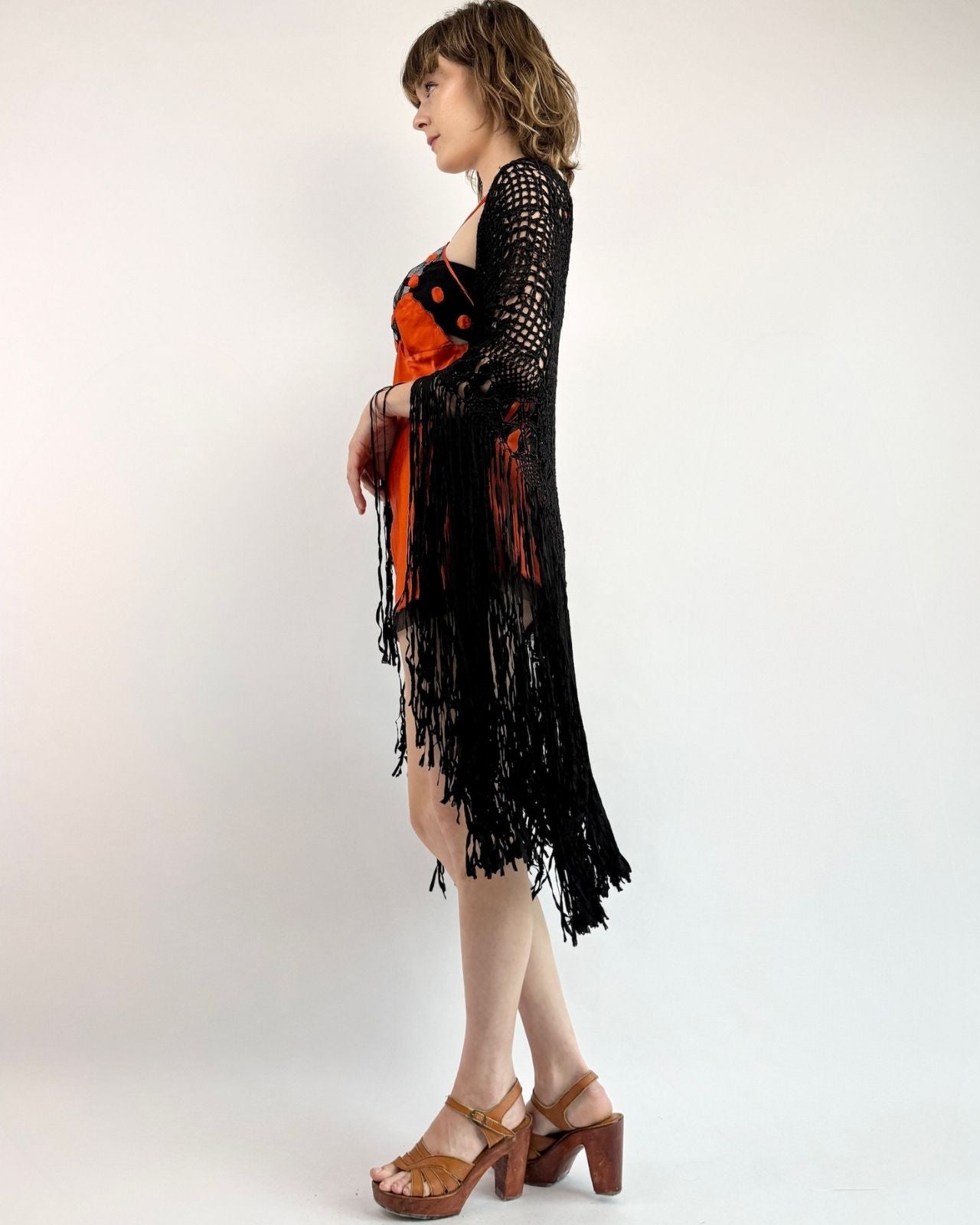 Midnight Rain Crochet Shawl