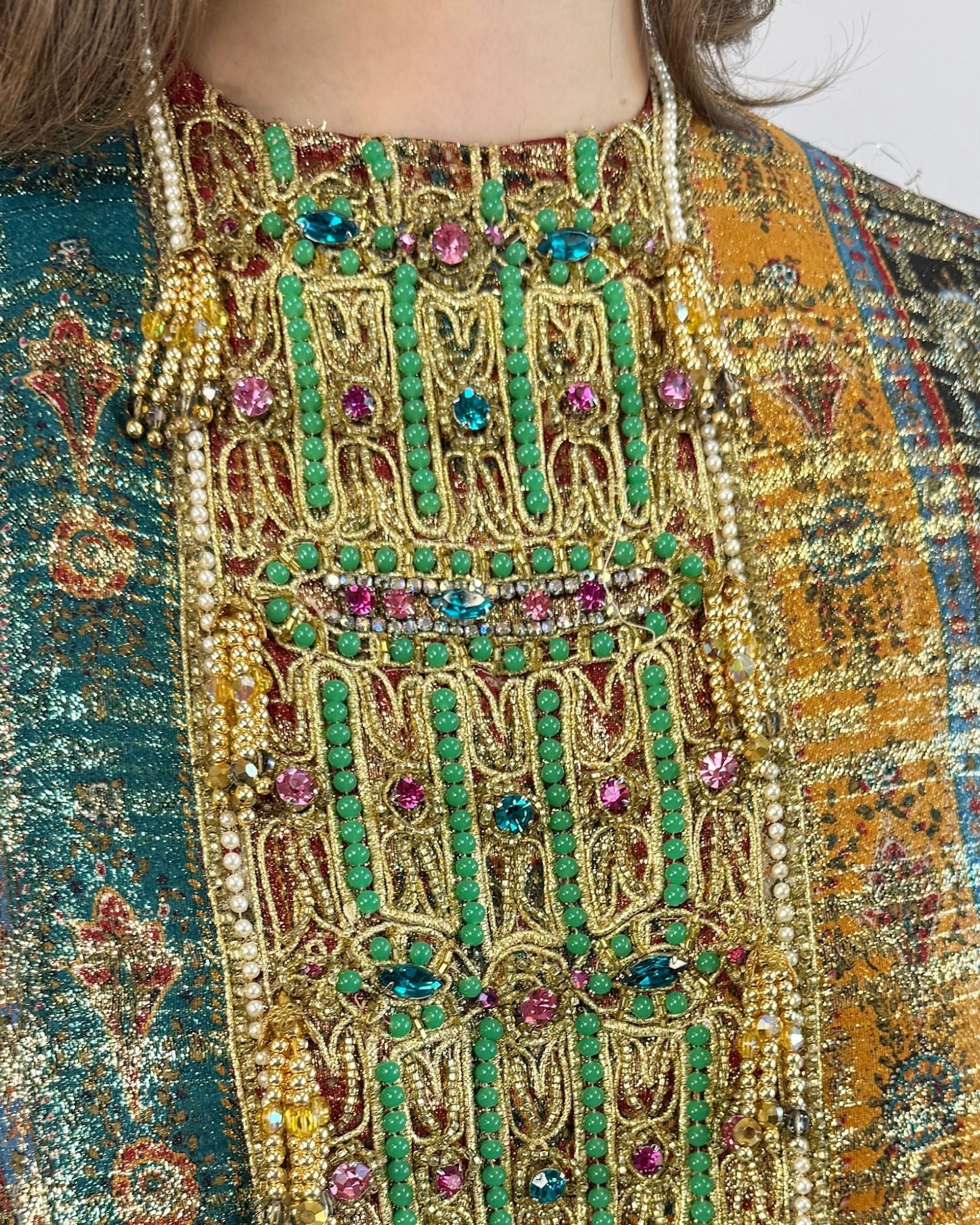 Oscar De La Renta Merrily, Colorfully Metallic Set