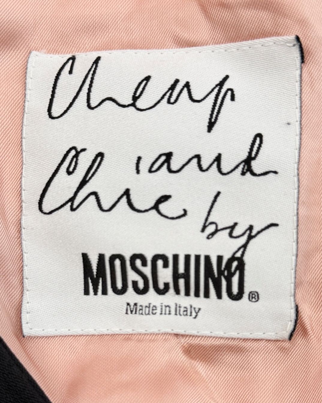Cheap and Chic Moschino Let's Twist Blazer