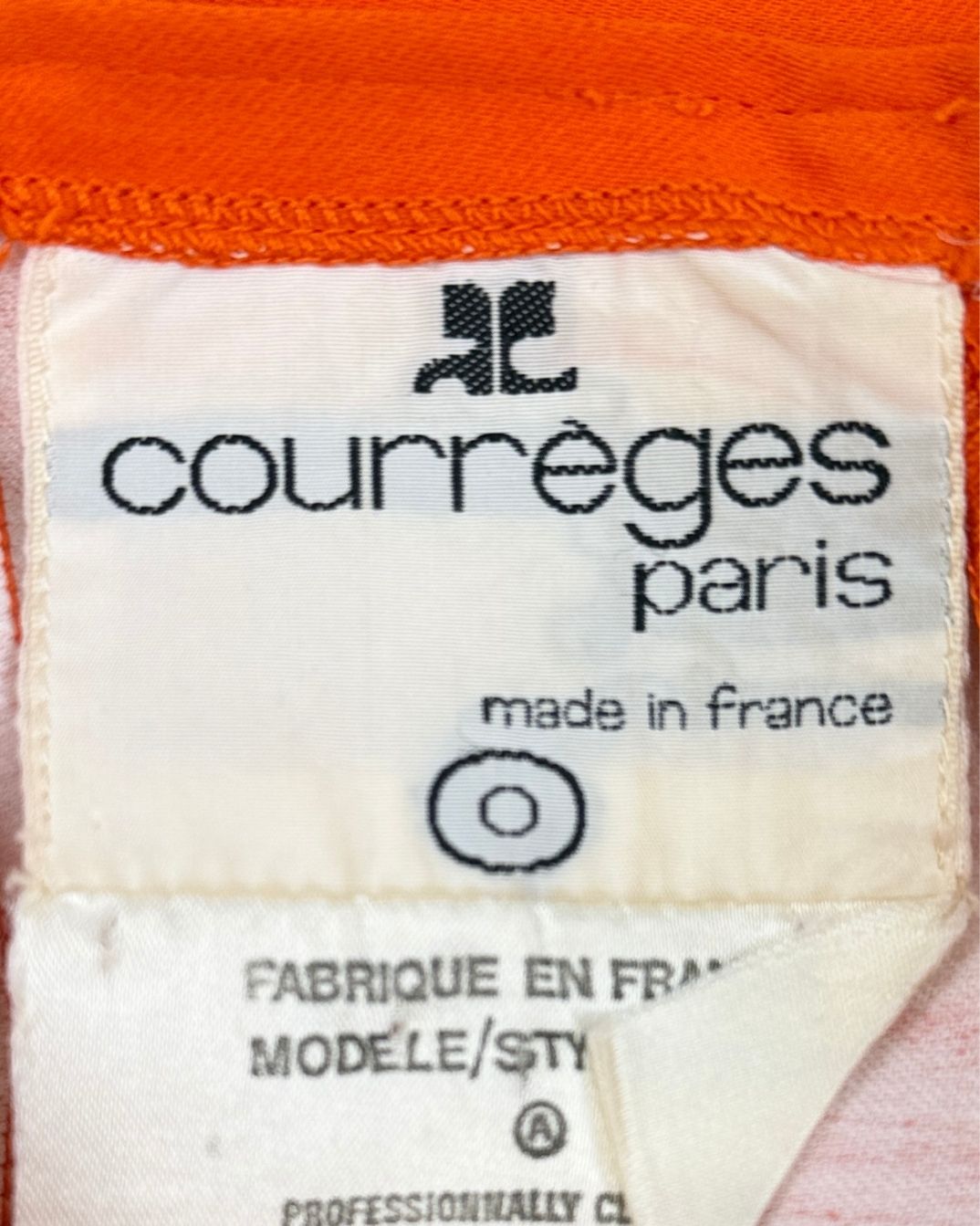1960s Courreges Sweet Citrus Mini Dress