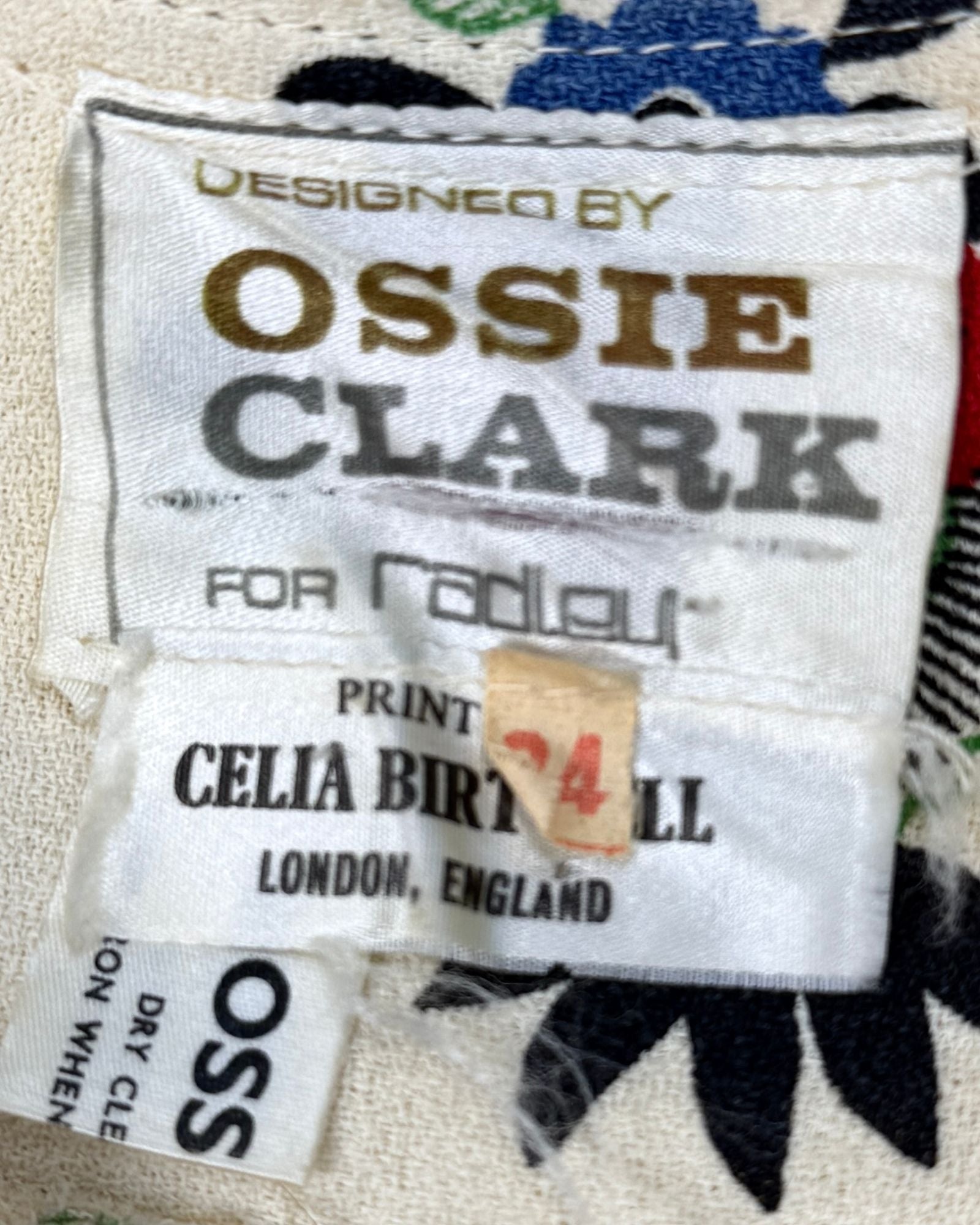 Ossie Clark/Celia Birtwell for Radley 1973 Floral Blouse