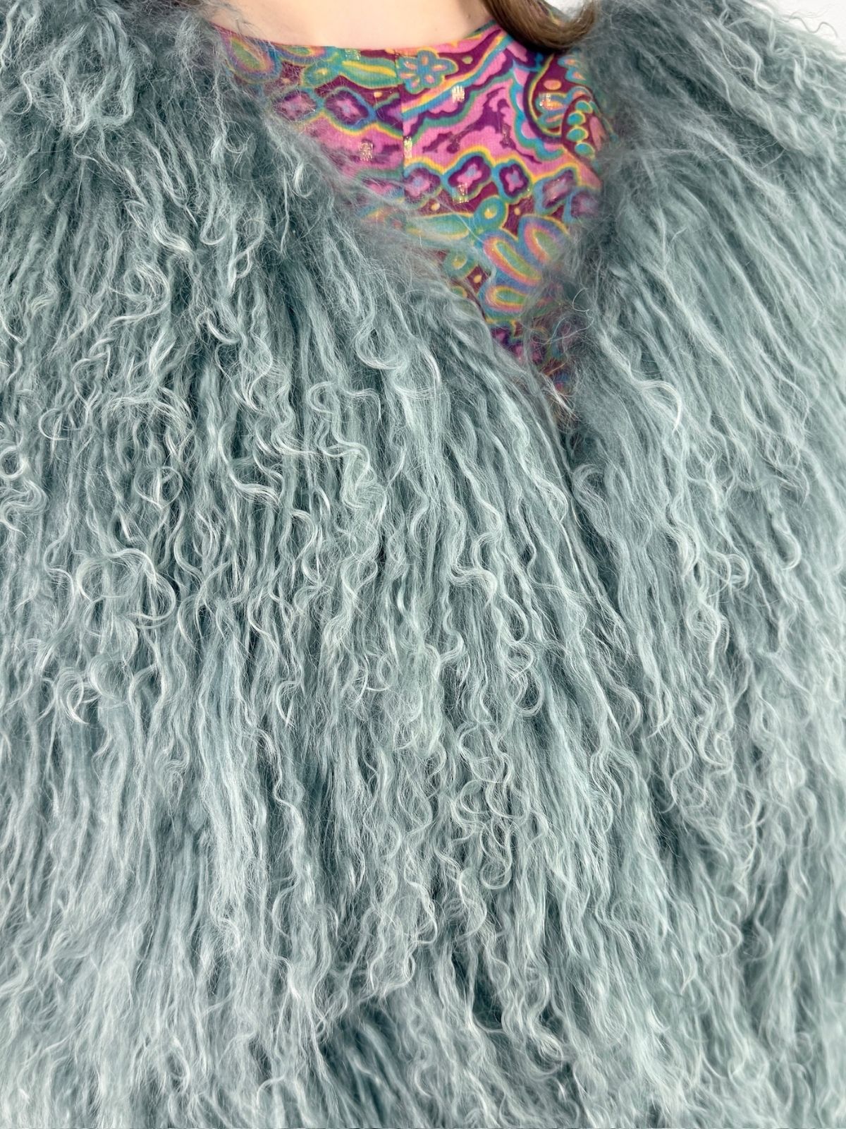 Diane von Furstenberg Moody Aqua Vest