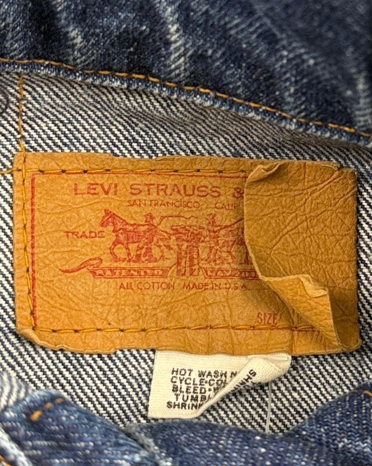 Levi's Orange Tab Denim Jacket