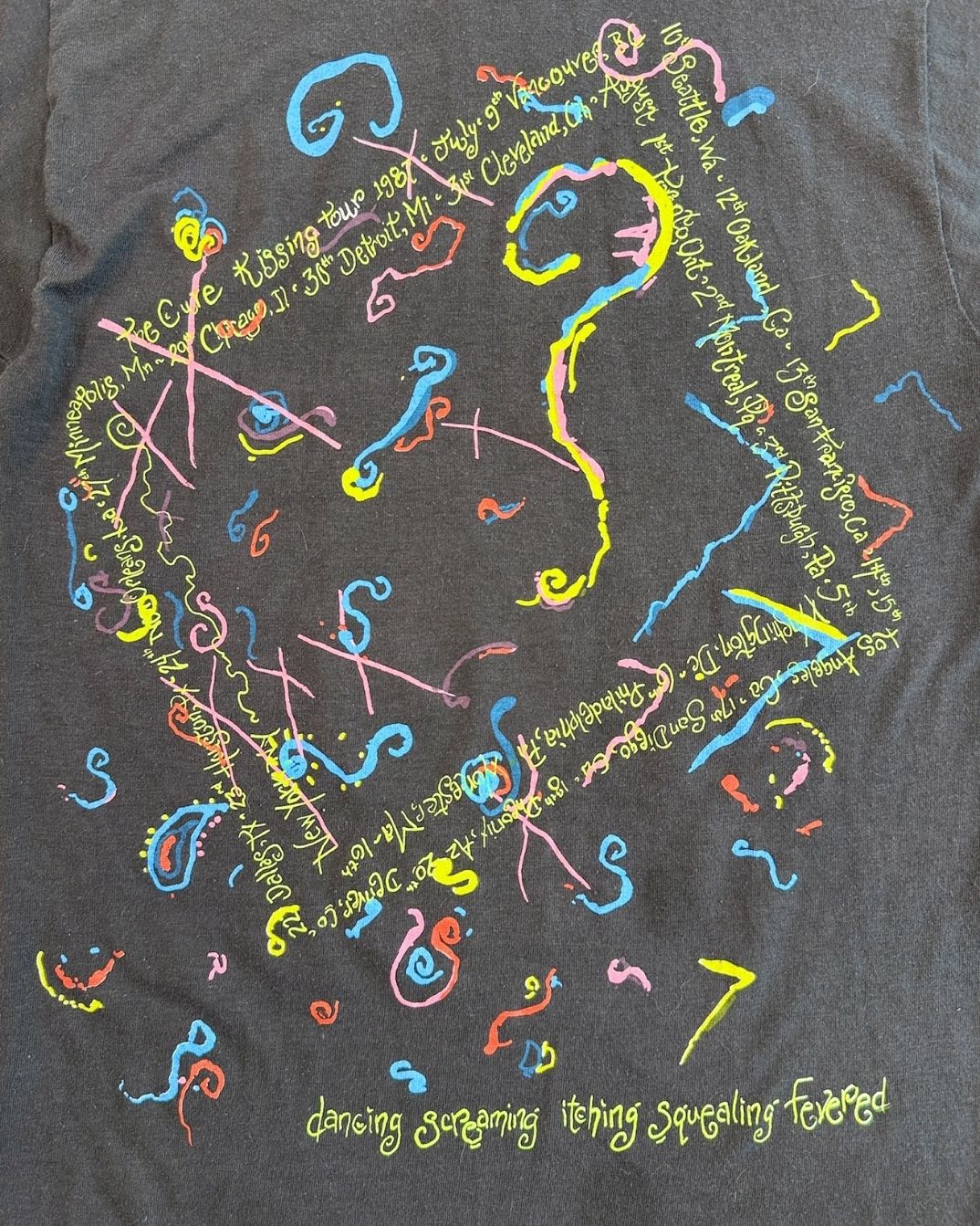 The Cure Kiss Me Tee