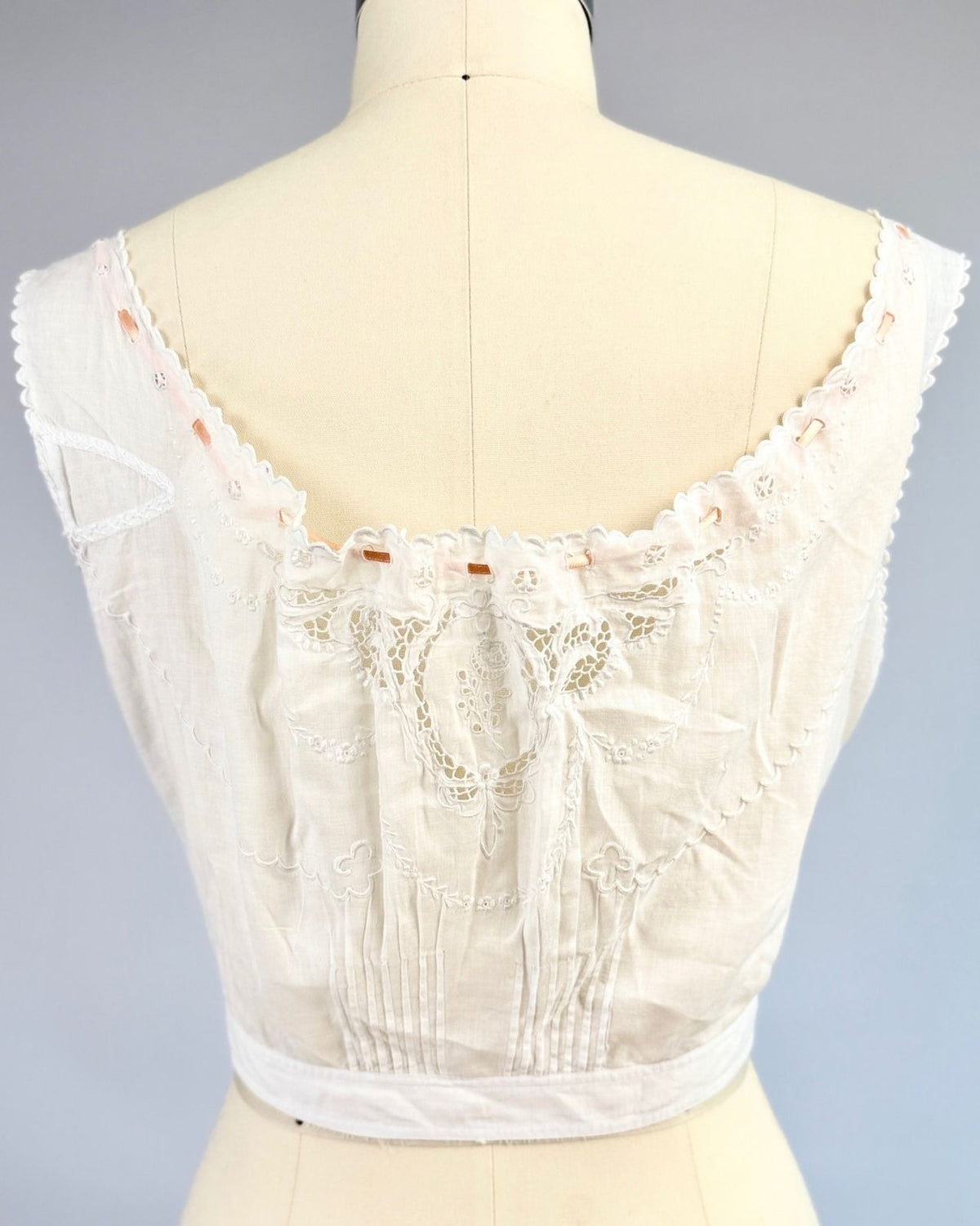 Edwardian Cotton Corset Cover