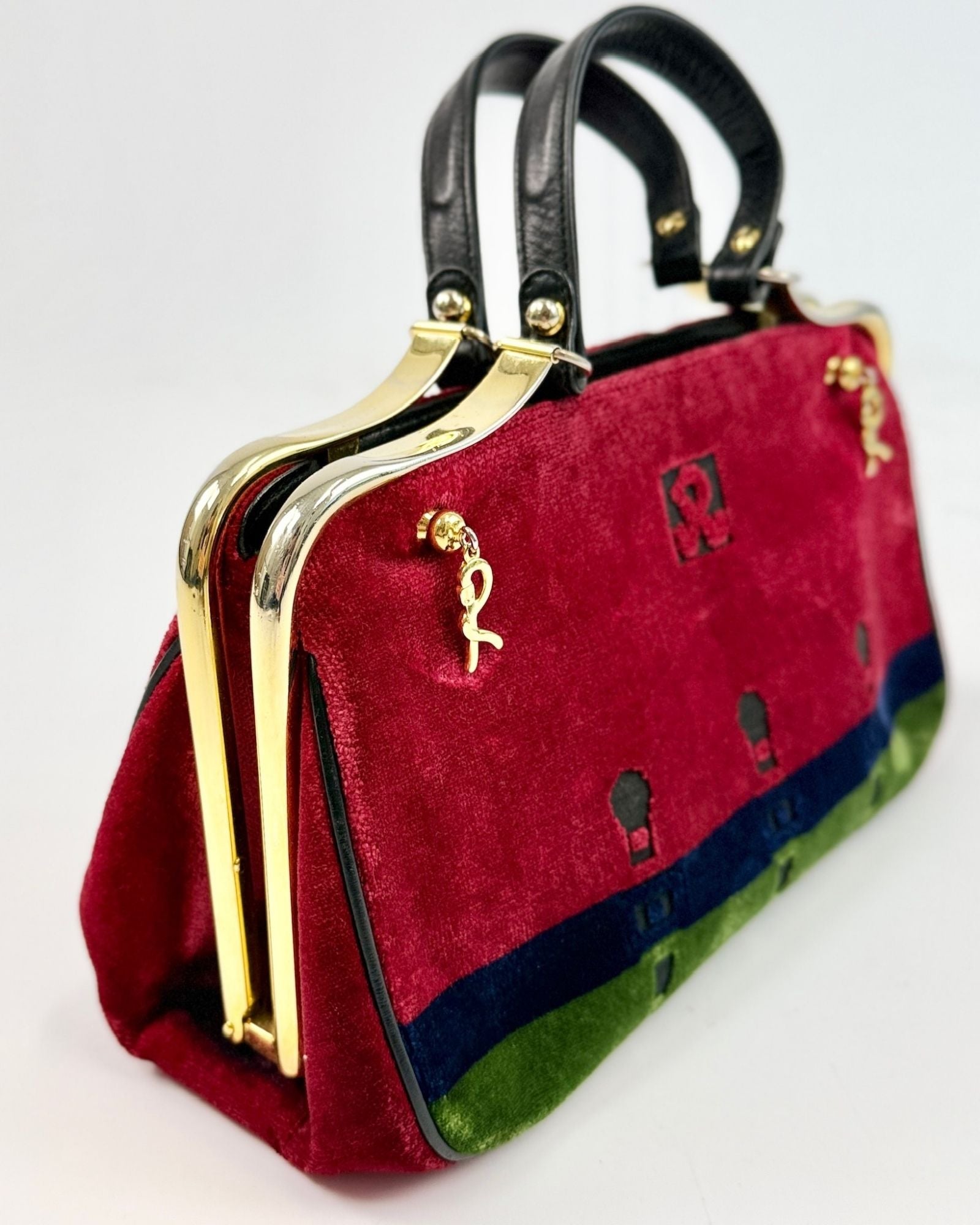 Roberto di Camerino Velvet Doctor Bag