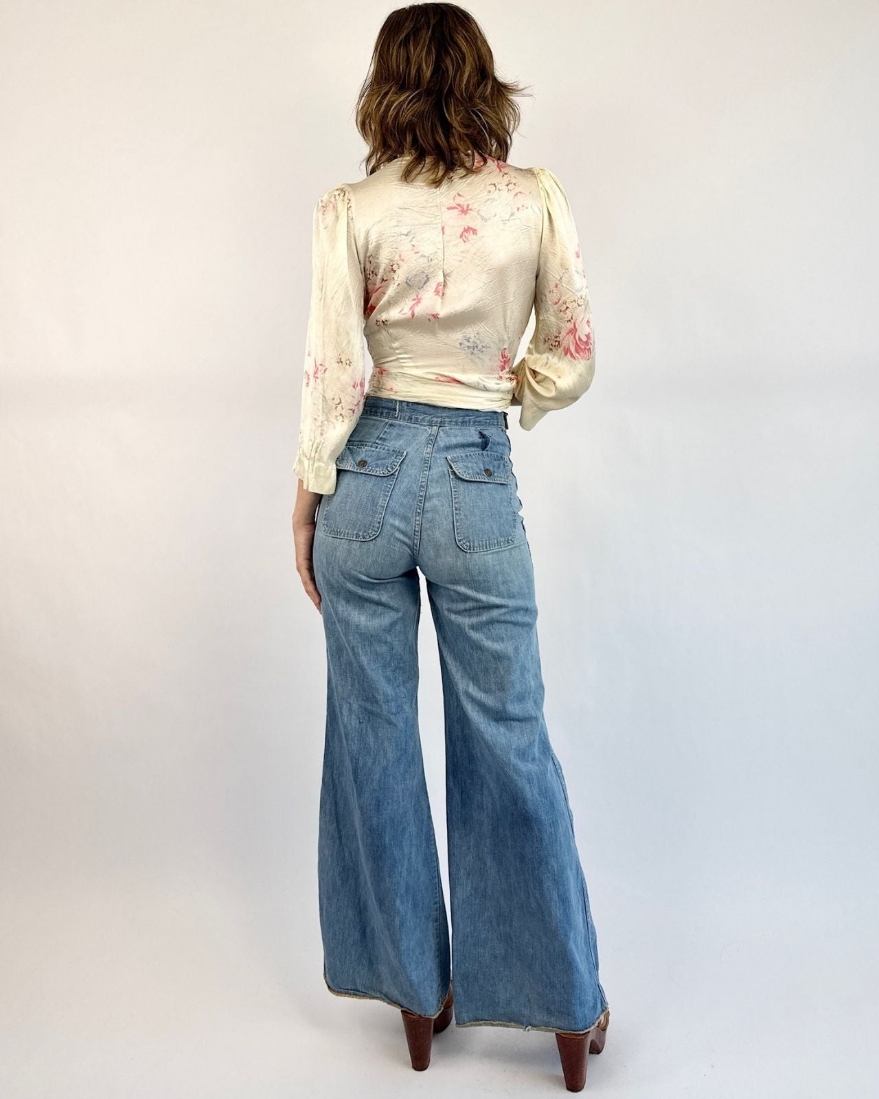 70s By My Side Zip Bell Bottoms