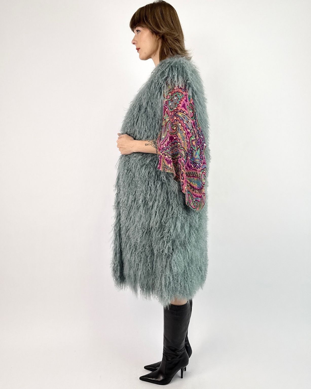 Diane von Furstenberg Moody Aqua Vest