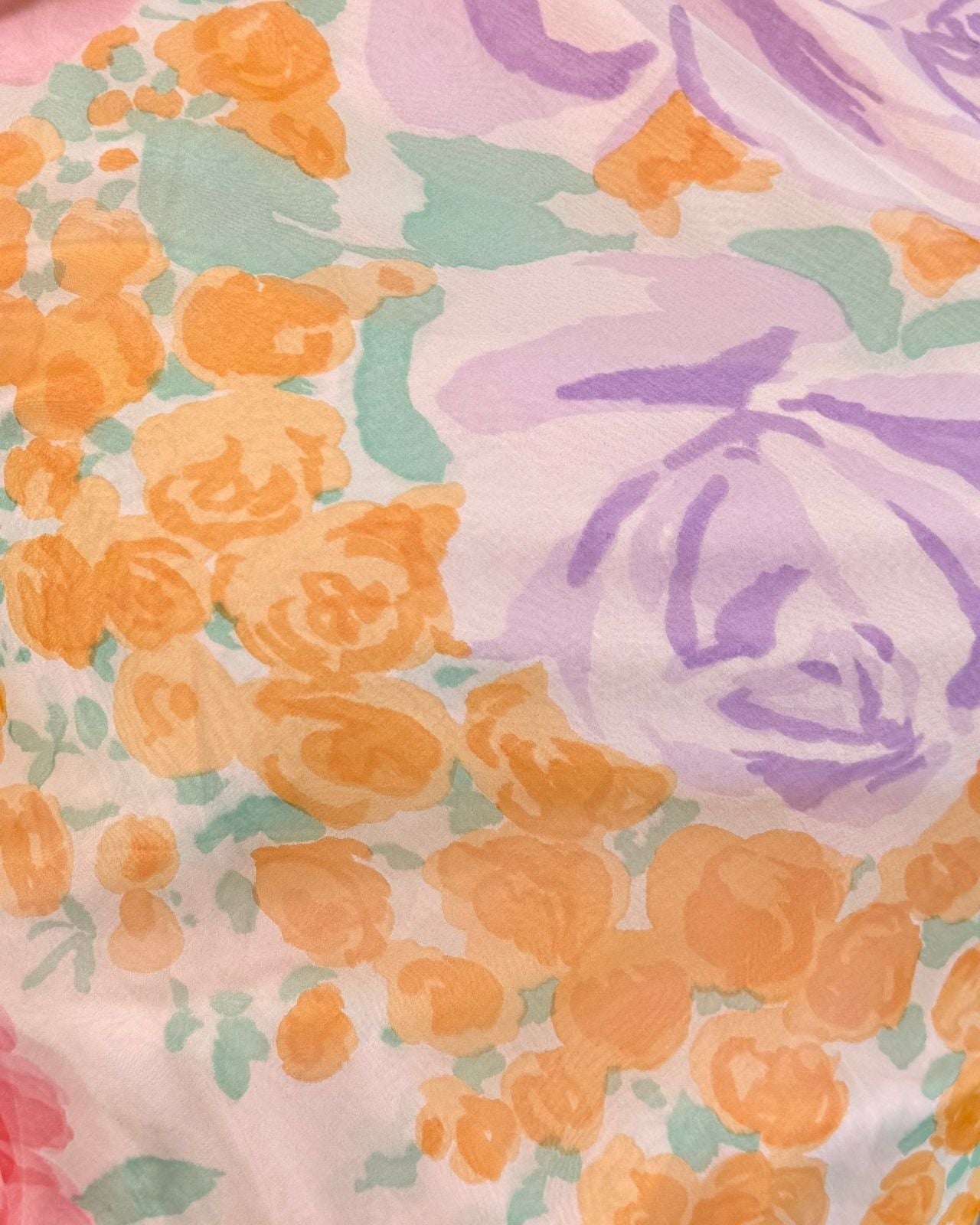 A New Season Floral Chiffon Dress