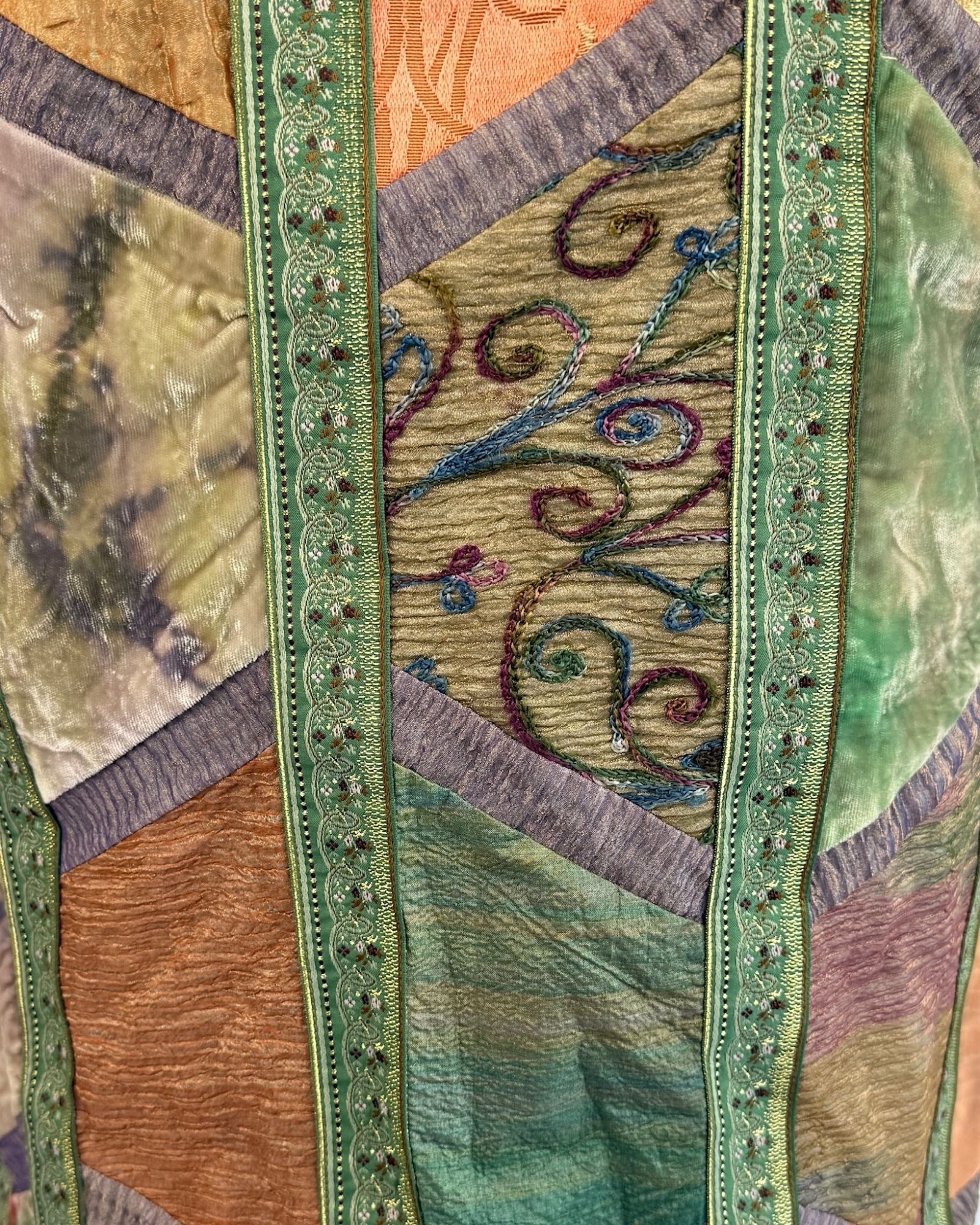 Watercolor Falls Patchwork Duster