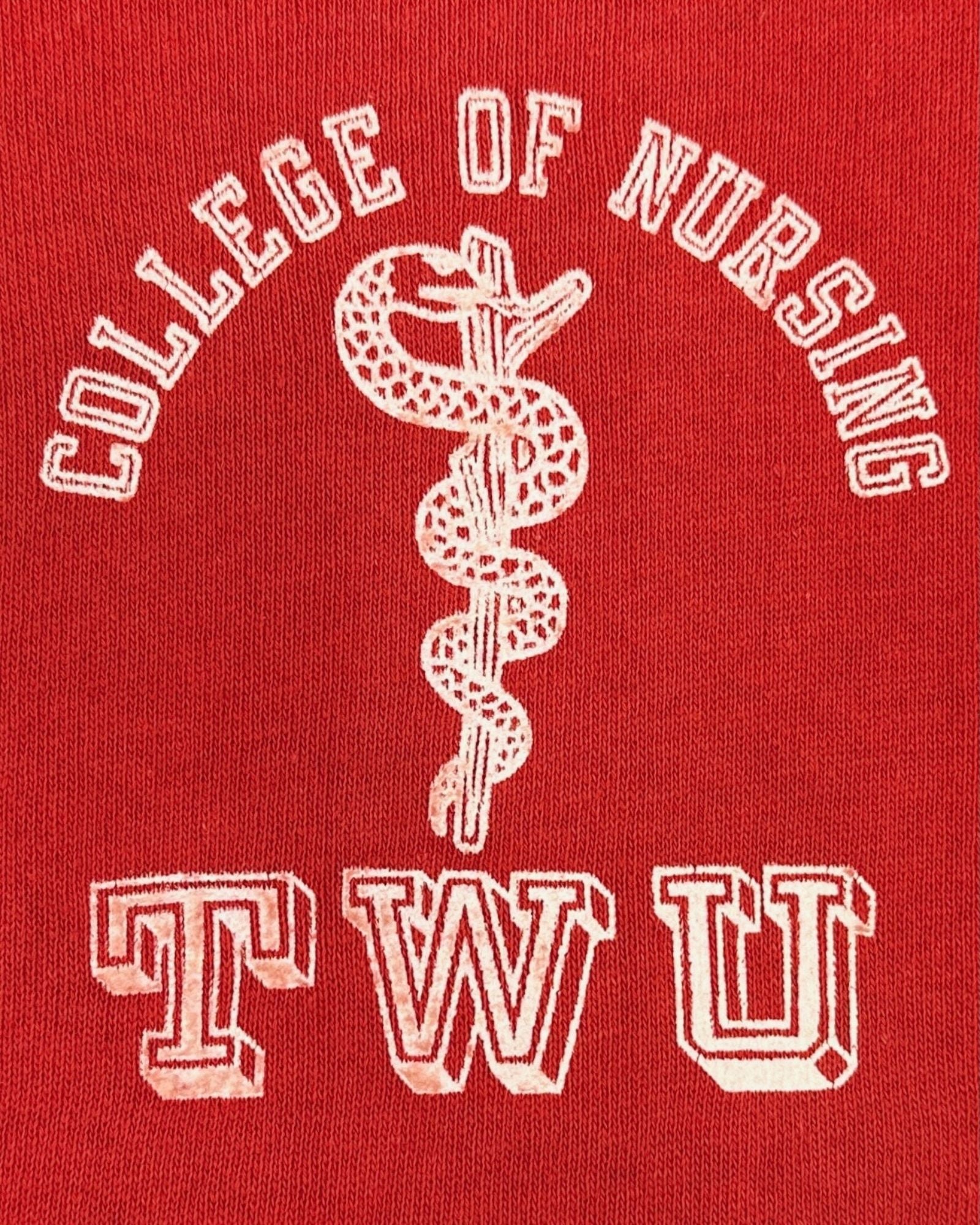 60's Red Nursing Sweatshirt