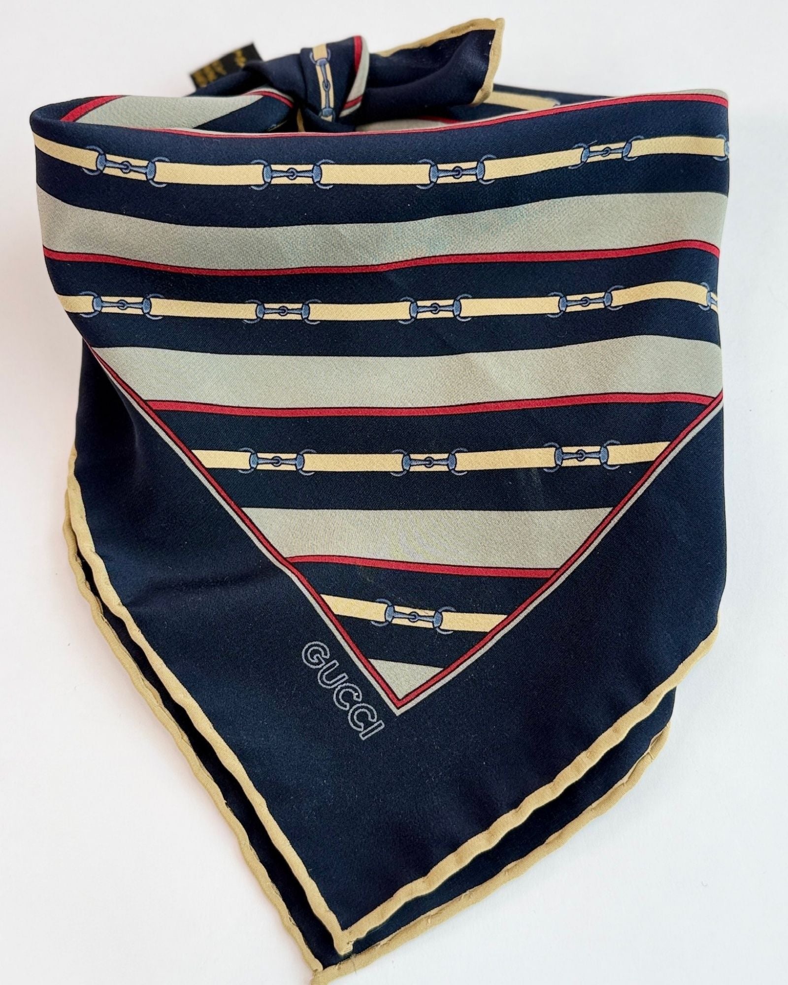 Gucci Horsebit Silk Scarf