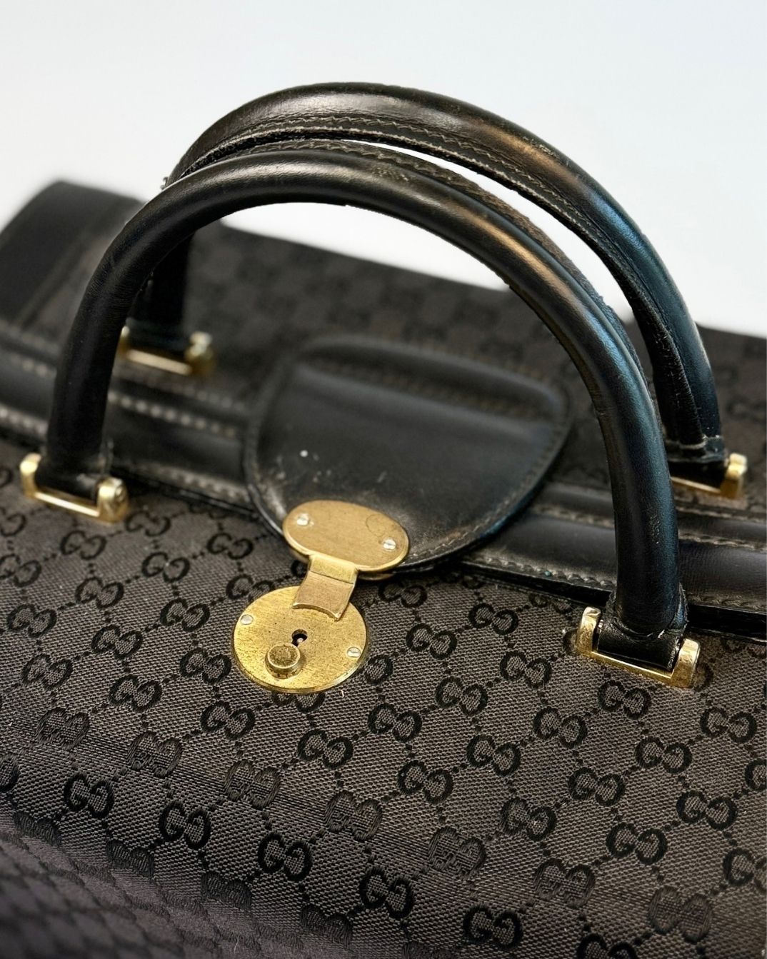 Gucci Black Train Case