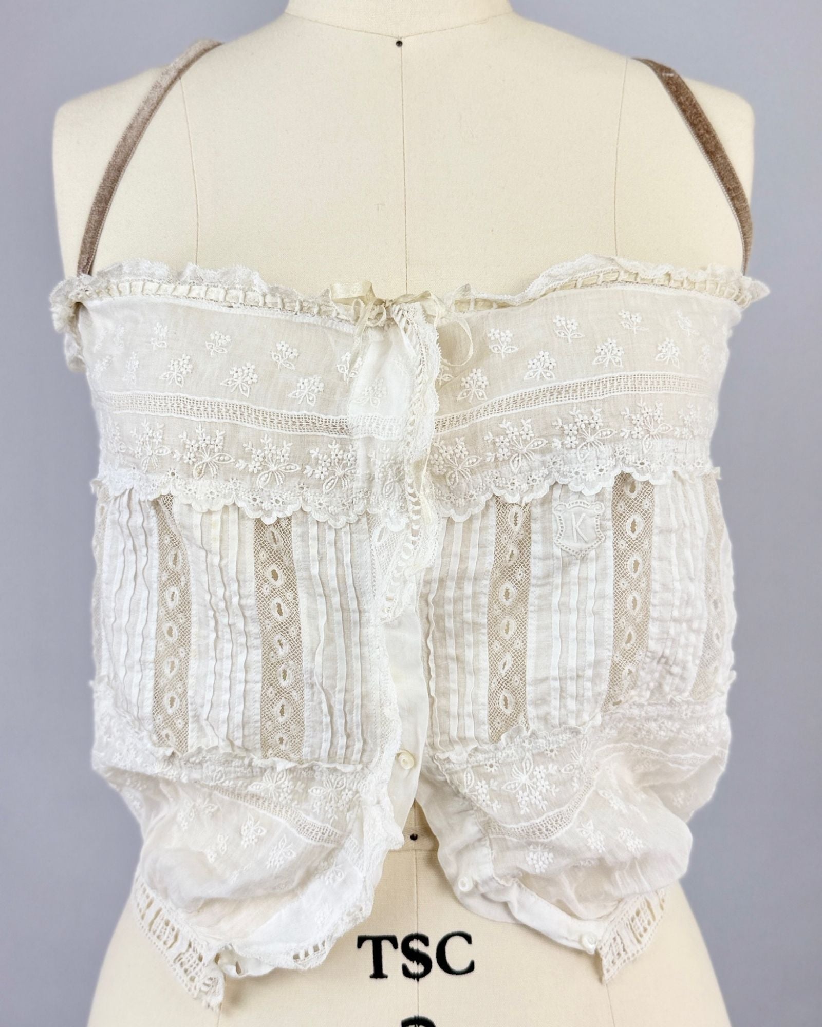 Edwardian Lace Corset Cover