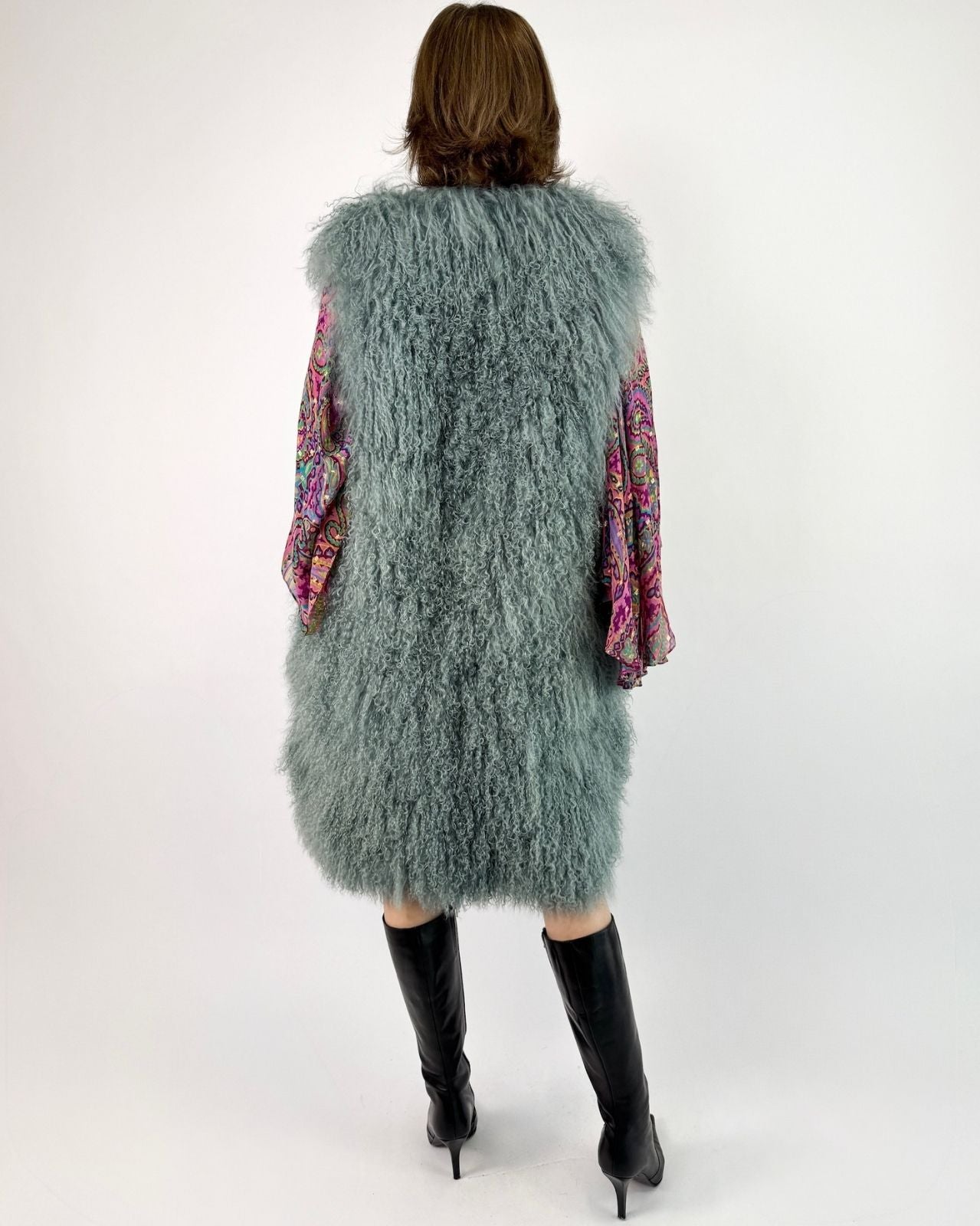 Diane von Furstenberg Moody Aqua Vest