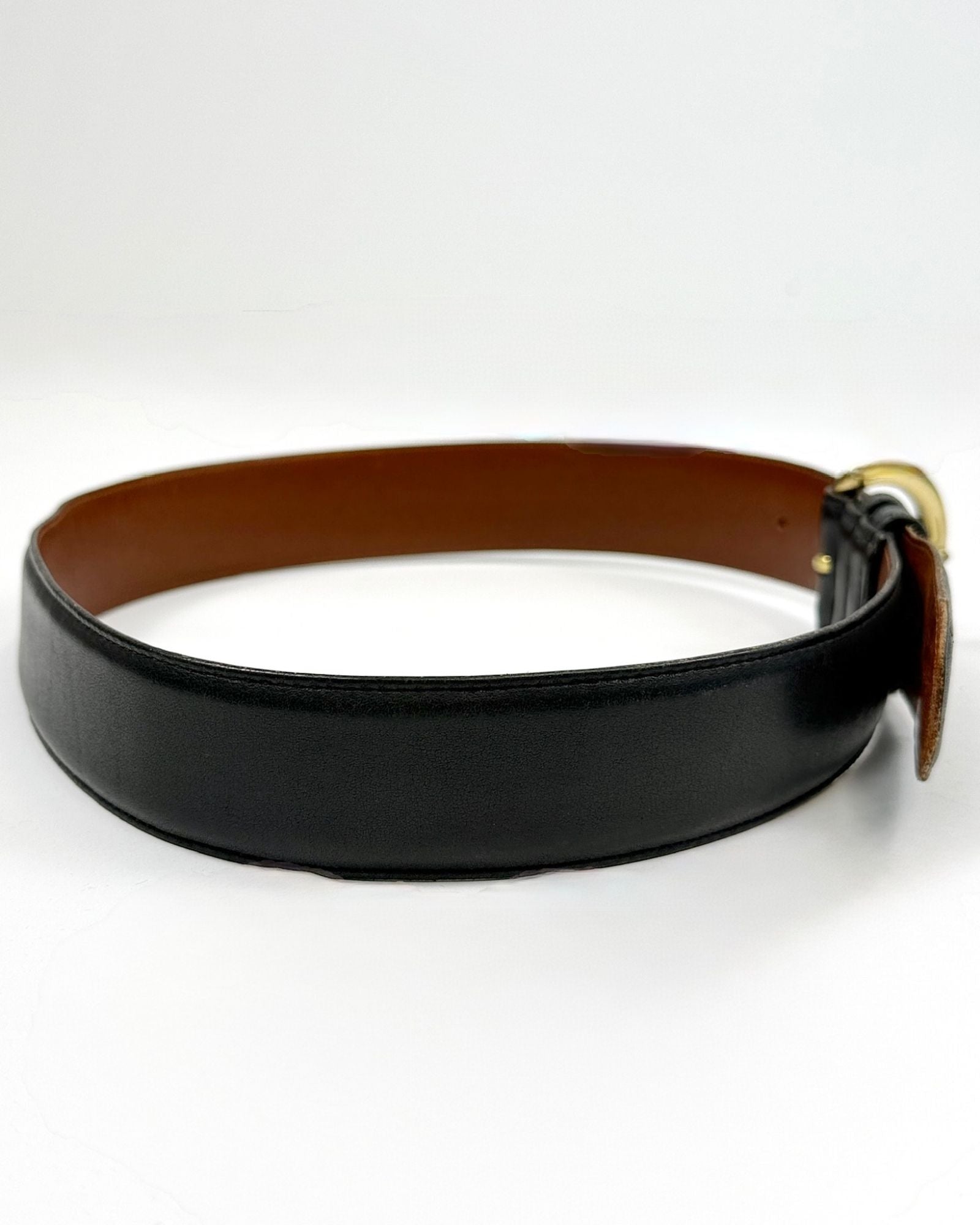 Classic Black Coach Belt