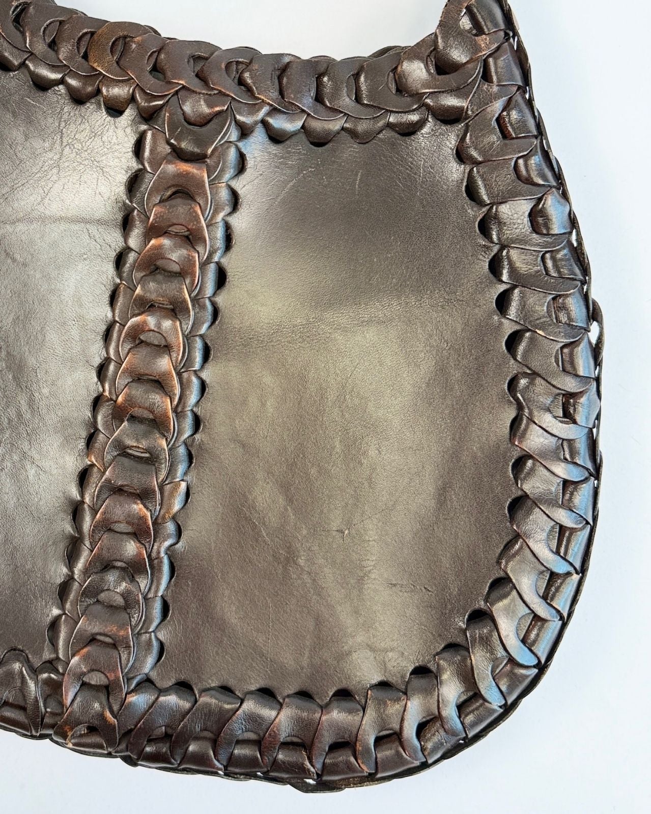 60s Chocolate Leather Bag