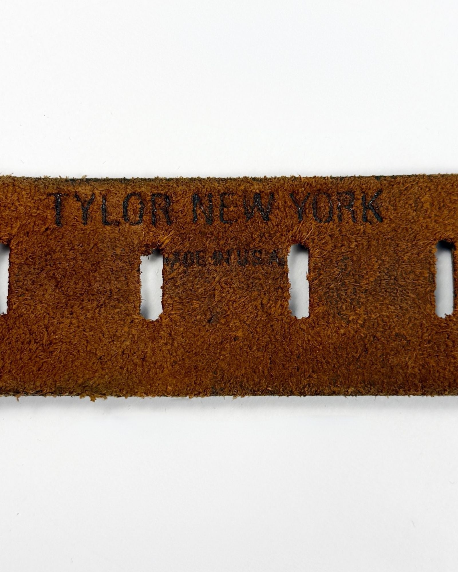 Thick Brown Slit Belt