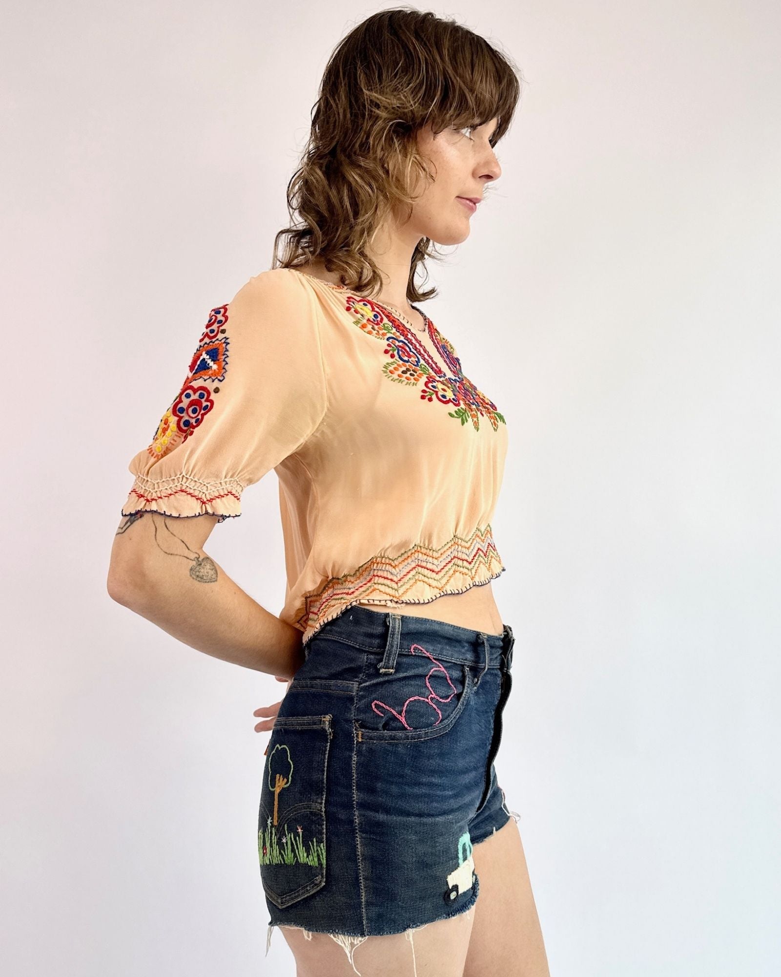 Levi's Big E Arts and Crafts Shorts