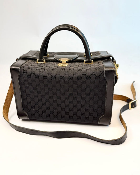 Gucci Black Train Case