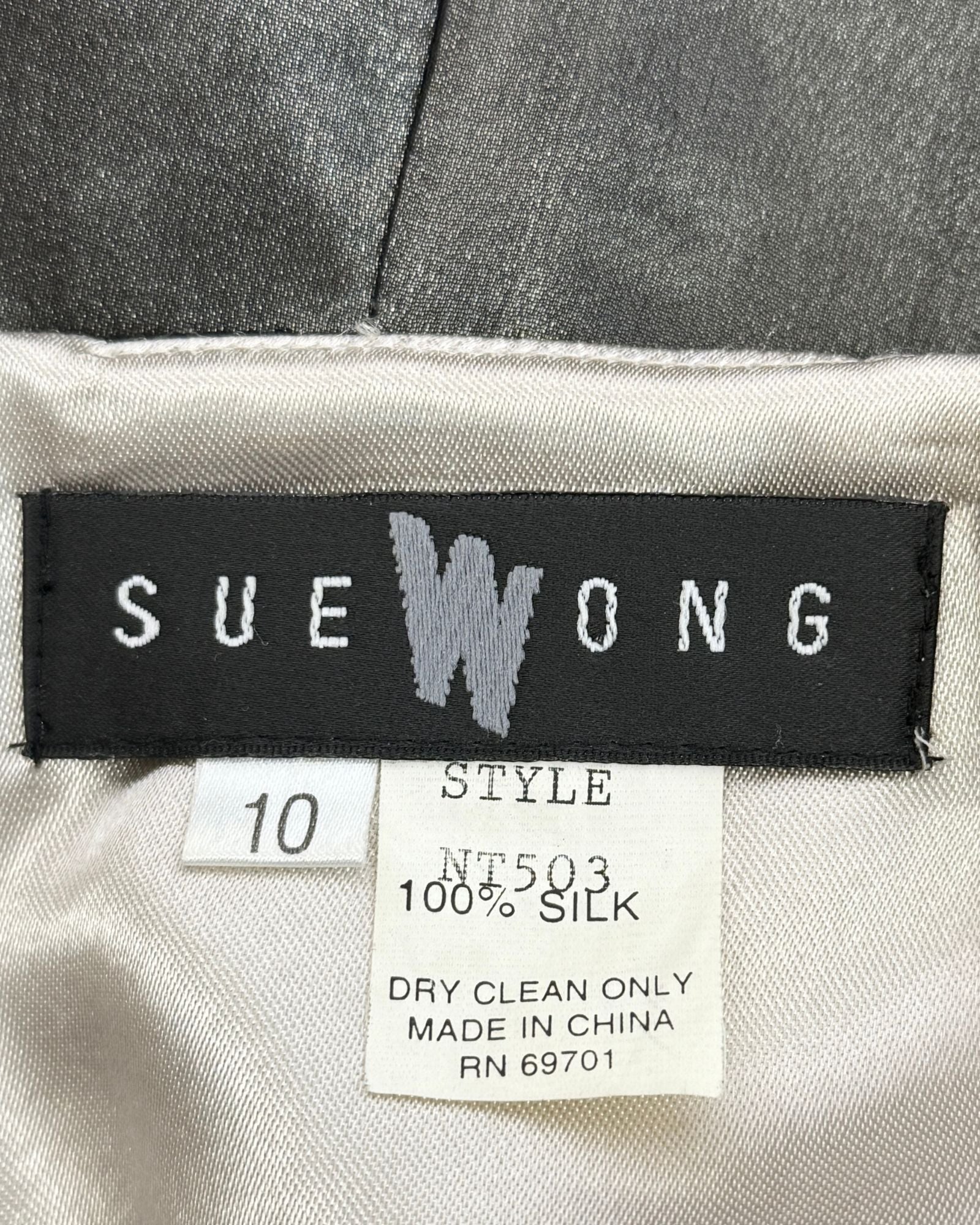 Sue Wong Smoke N' Flowers Dress
