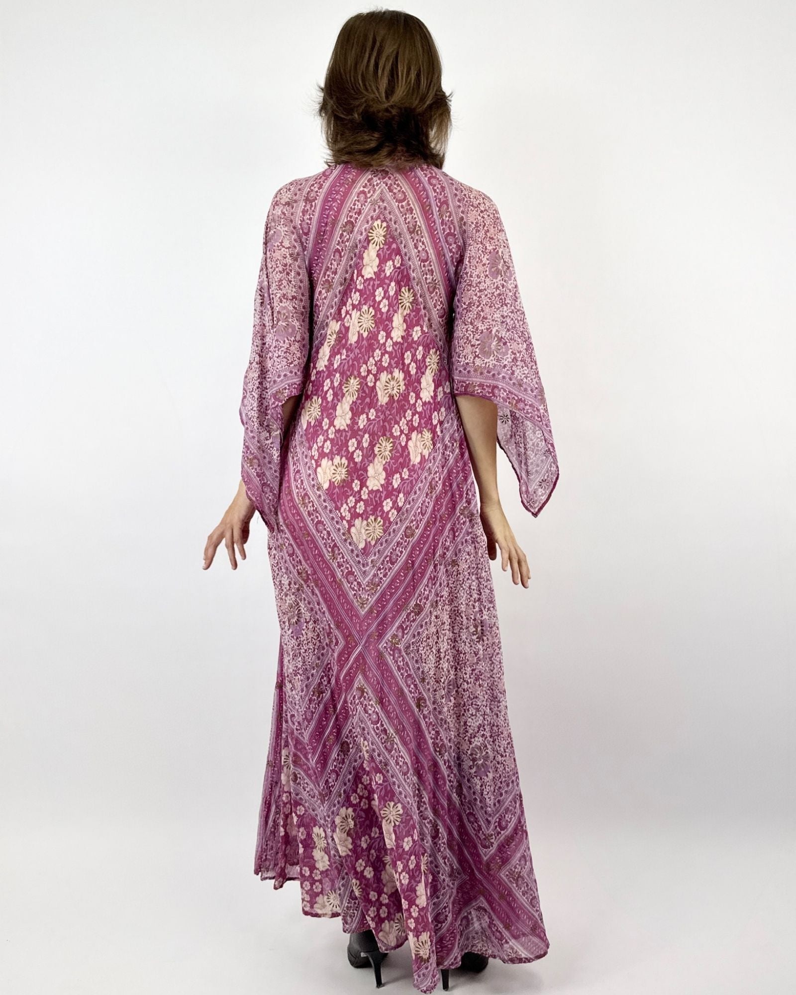 Adini The Violet Crown Floral Cotton Dress