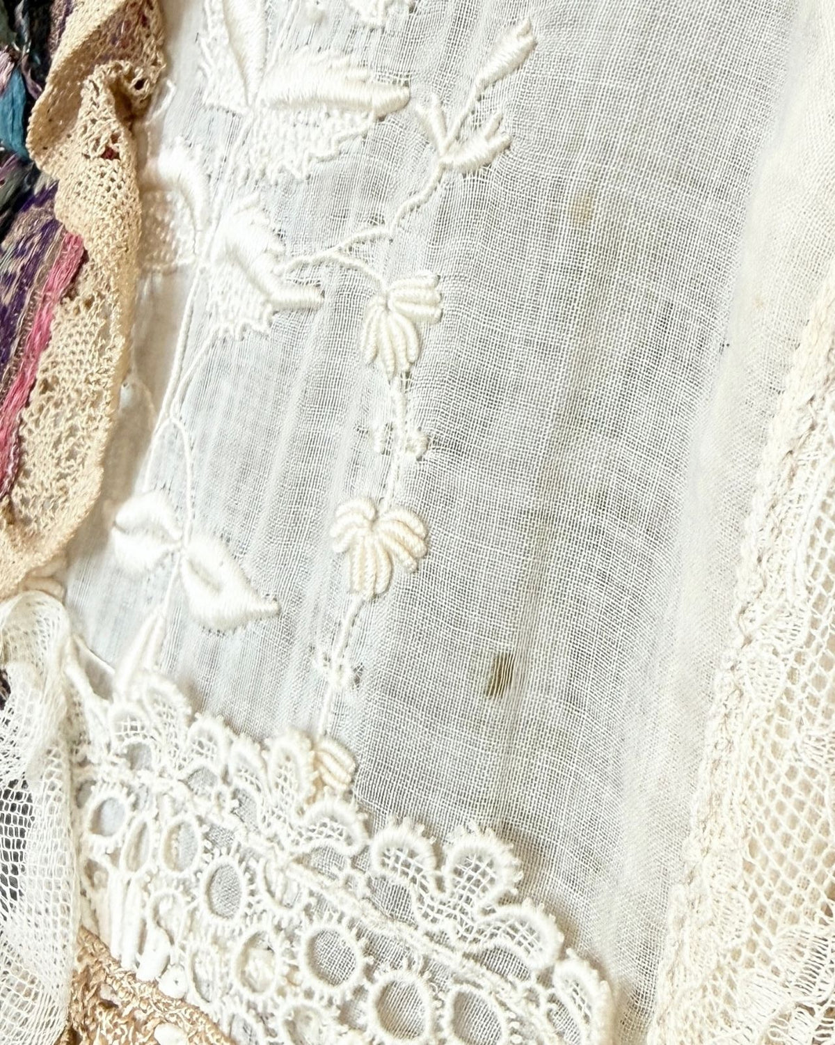 Love Overfloweth Embroidered Lace Blouse
