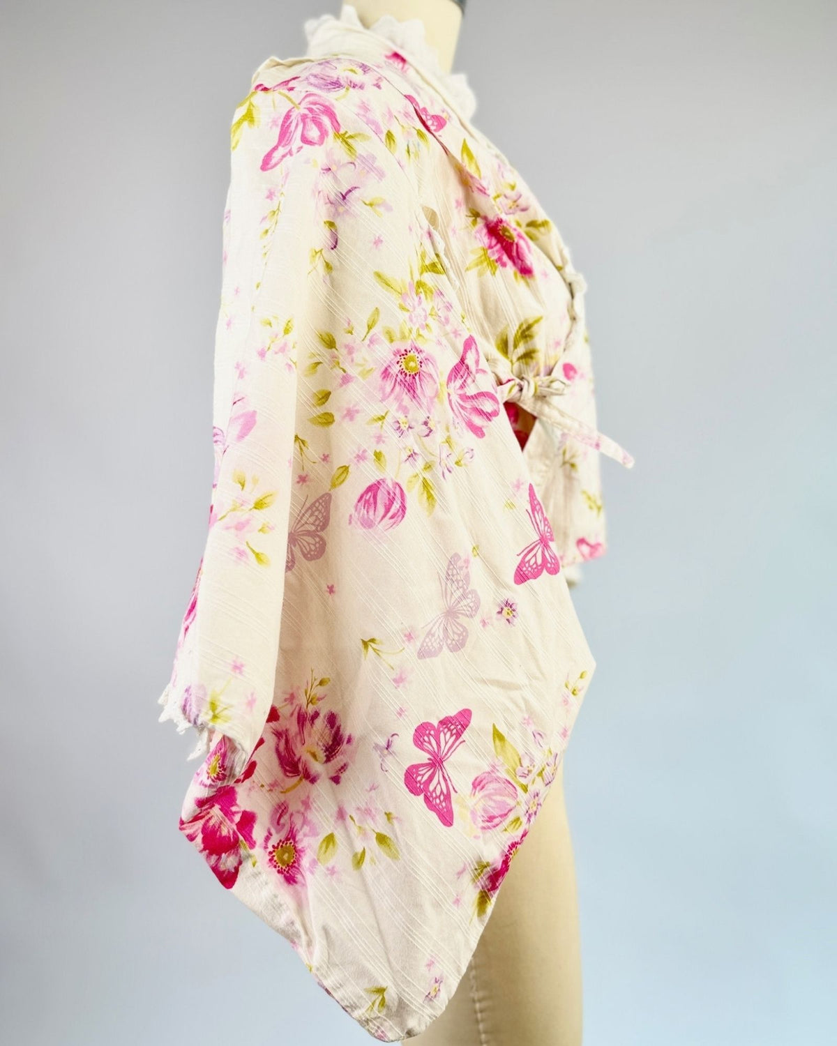 Cotton Butterfly Kimono Top