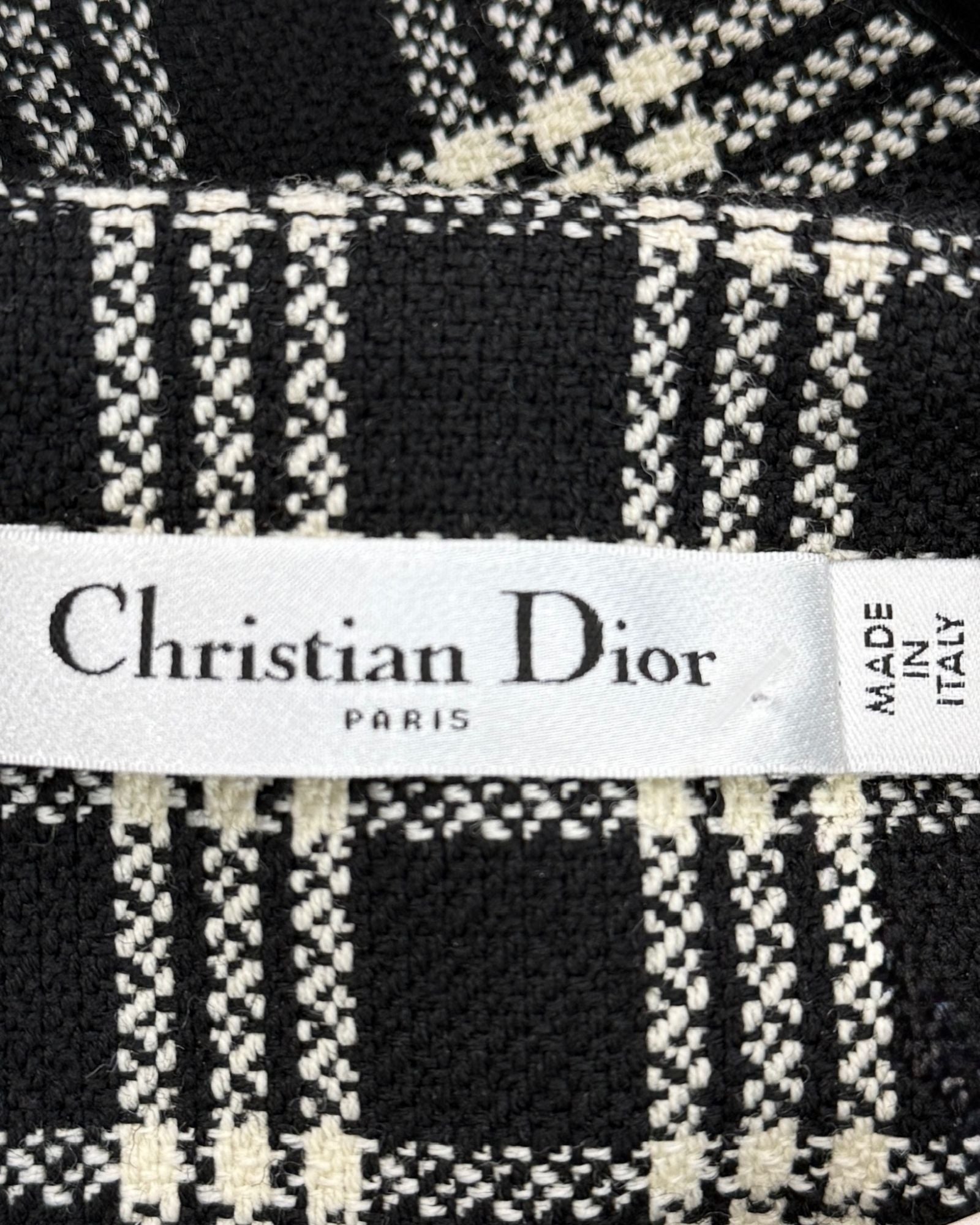 Christian Dior Cross My Mind Plaid Skirt