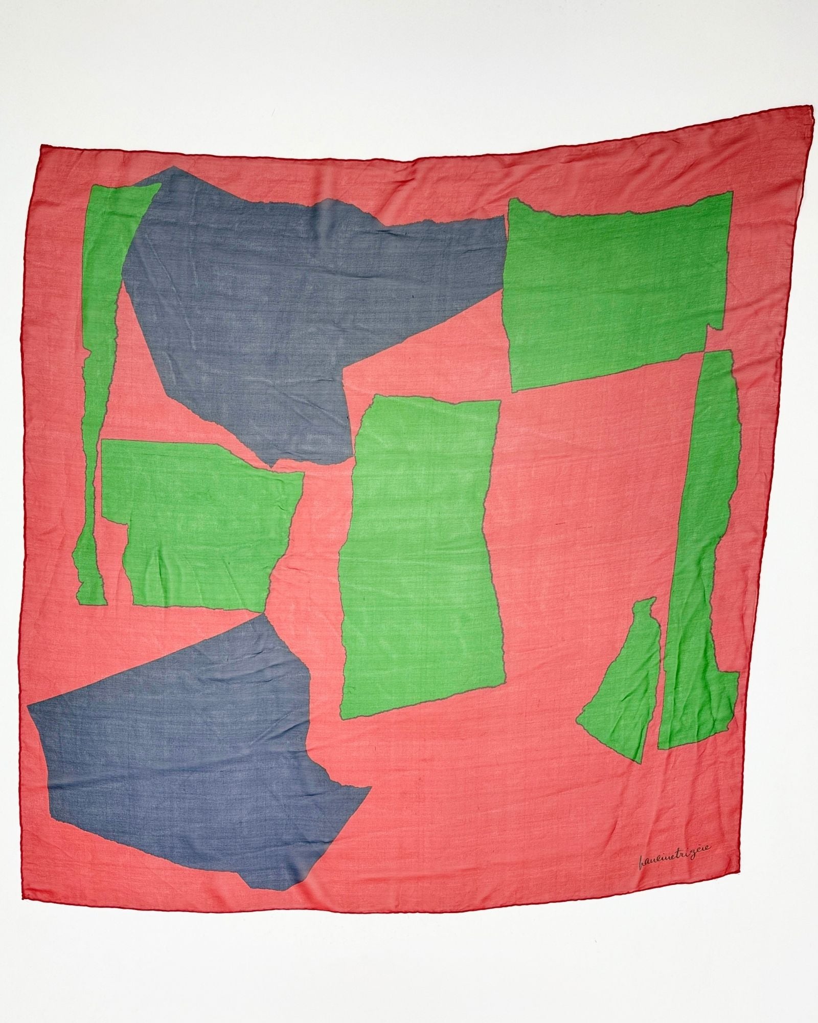 Pauline Trigère Treś Chic Chiffon Dress