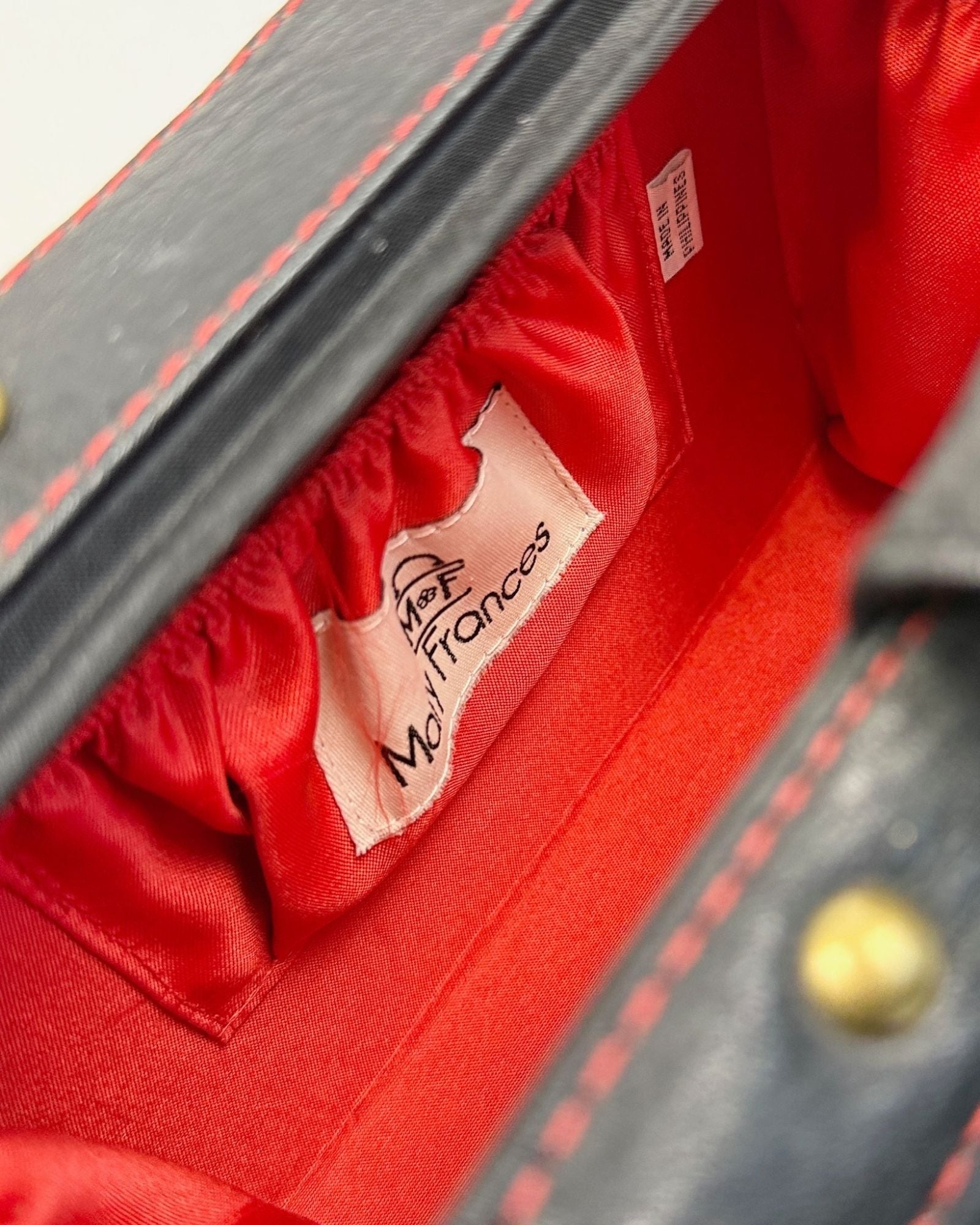 Mary Frances Studded Rose Box Purse