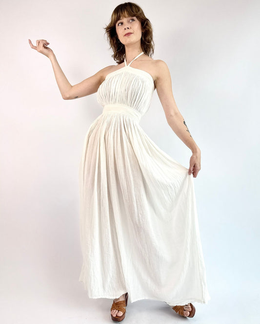 Young Edwardian Earth Angel Halter Jumpsuit