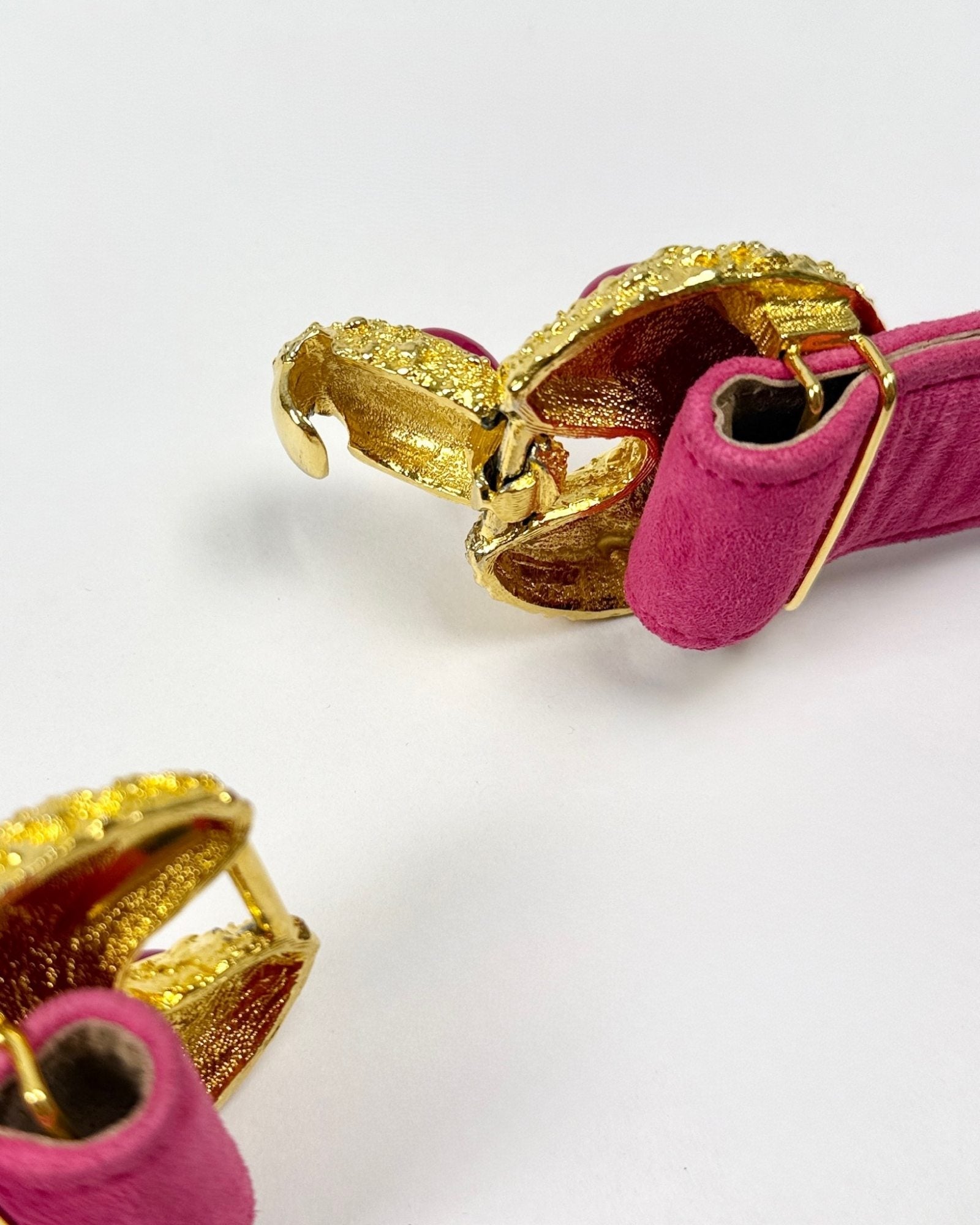 Carlisle Pink Suede Belt