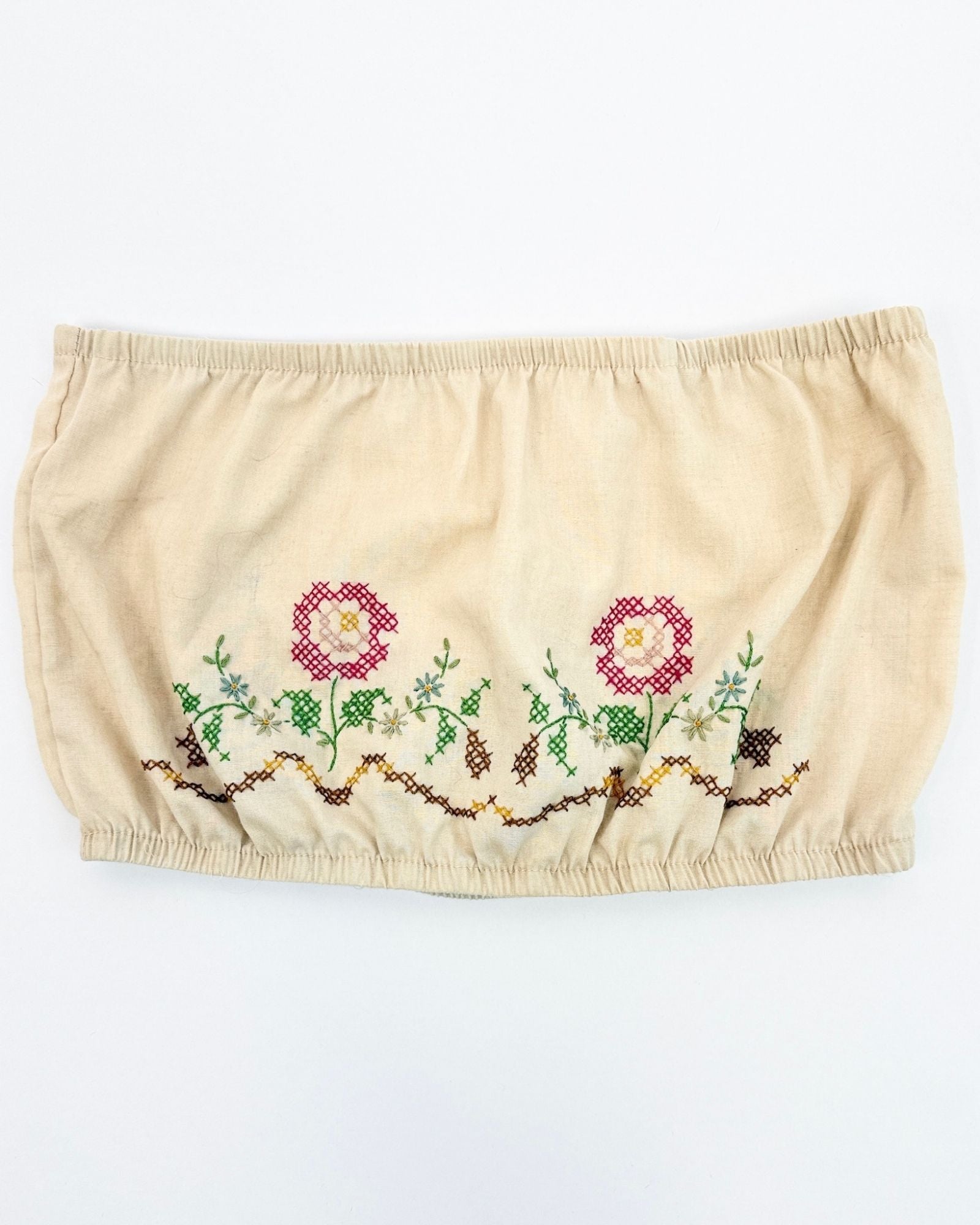 Double Sided Cross Stitch Tube Top