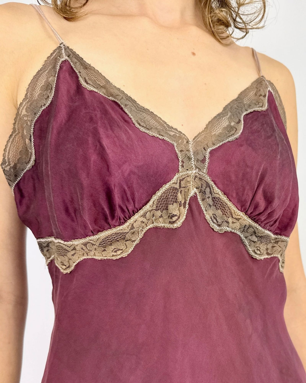 Merlot Indulgent Tendencies Slip Dress