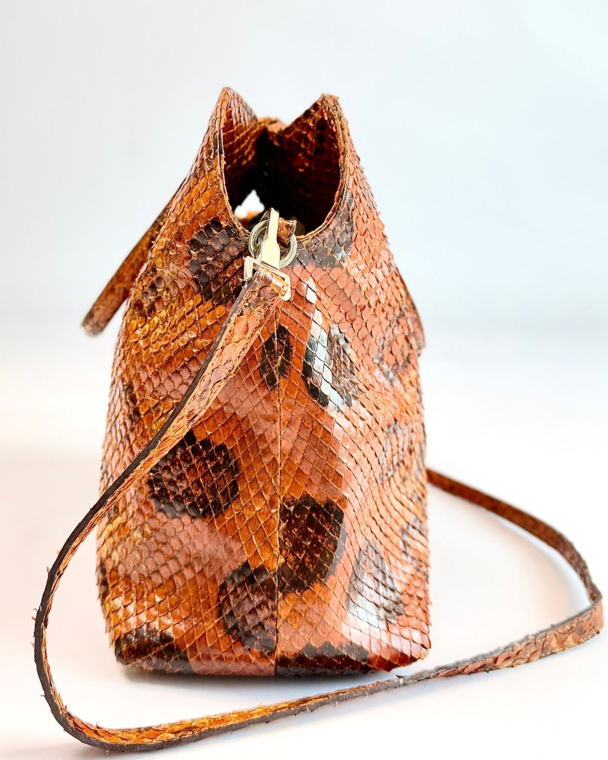Citrine Snakeskin Bag
