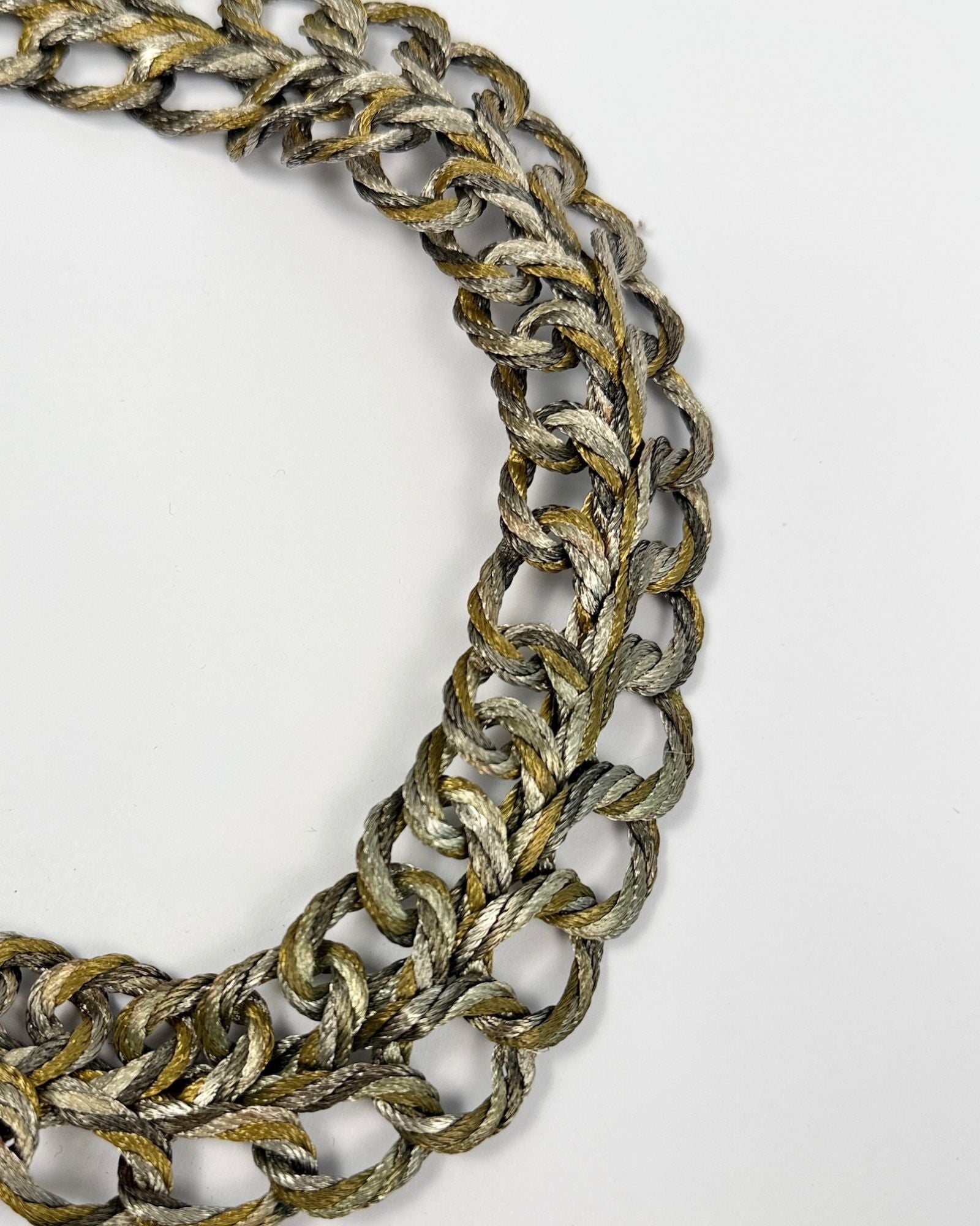 Metallic Woven Belt