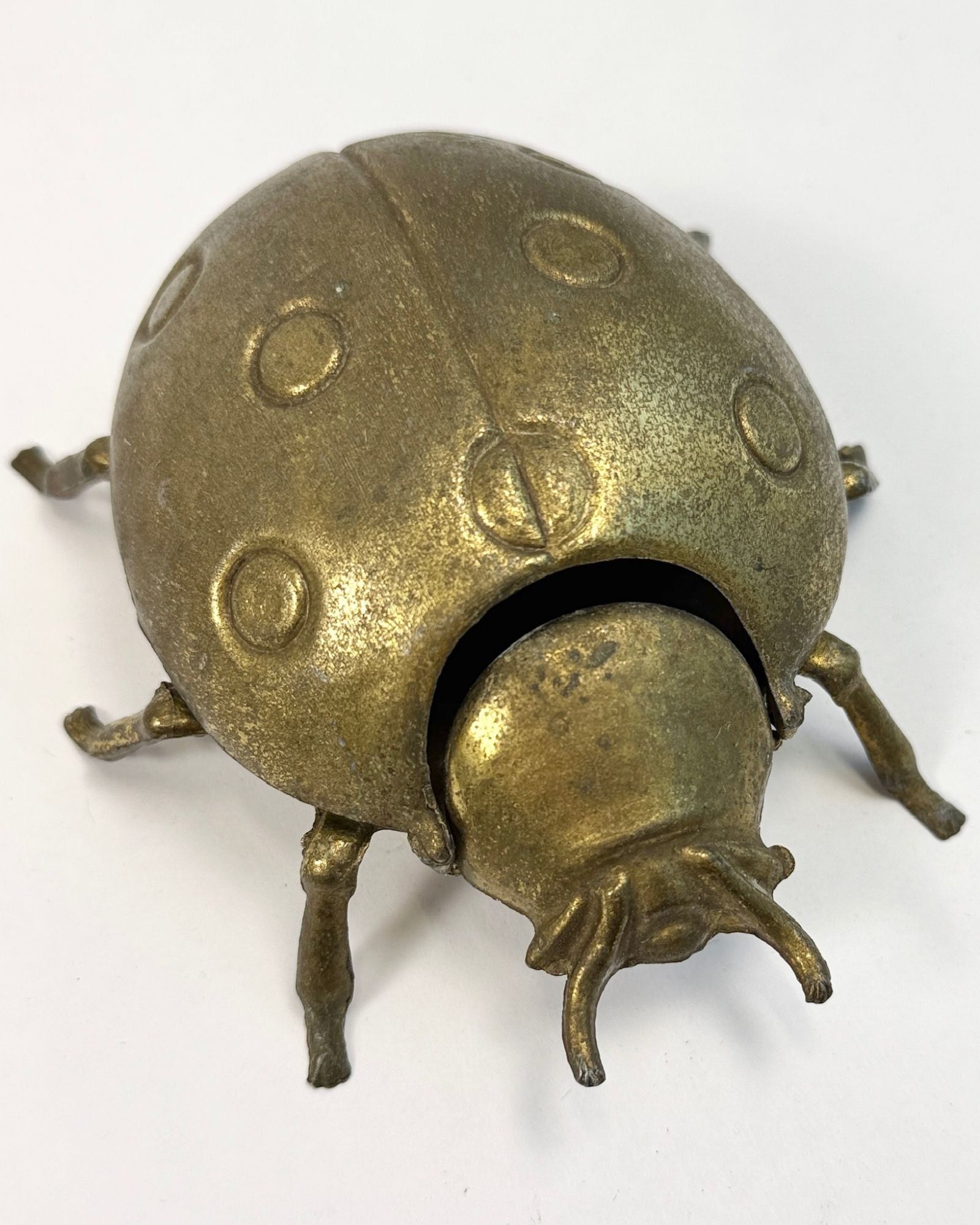 Brass Ladybug Trinket Box