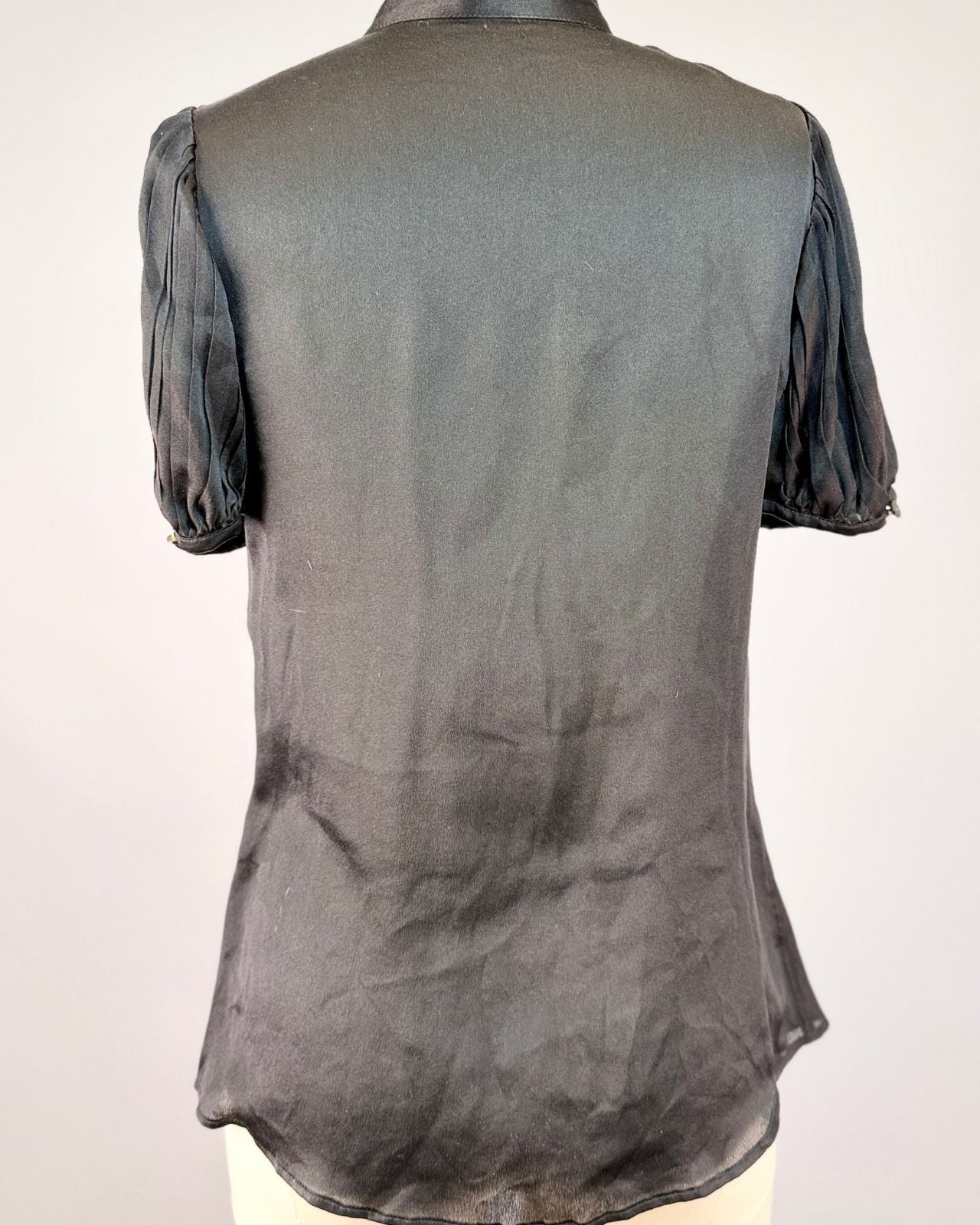 Alexander McQueen Silk Ruffle Blouse