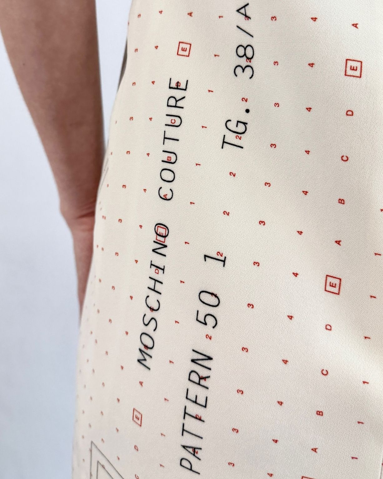 Moschino Couture Make The Cut Pattern Dress