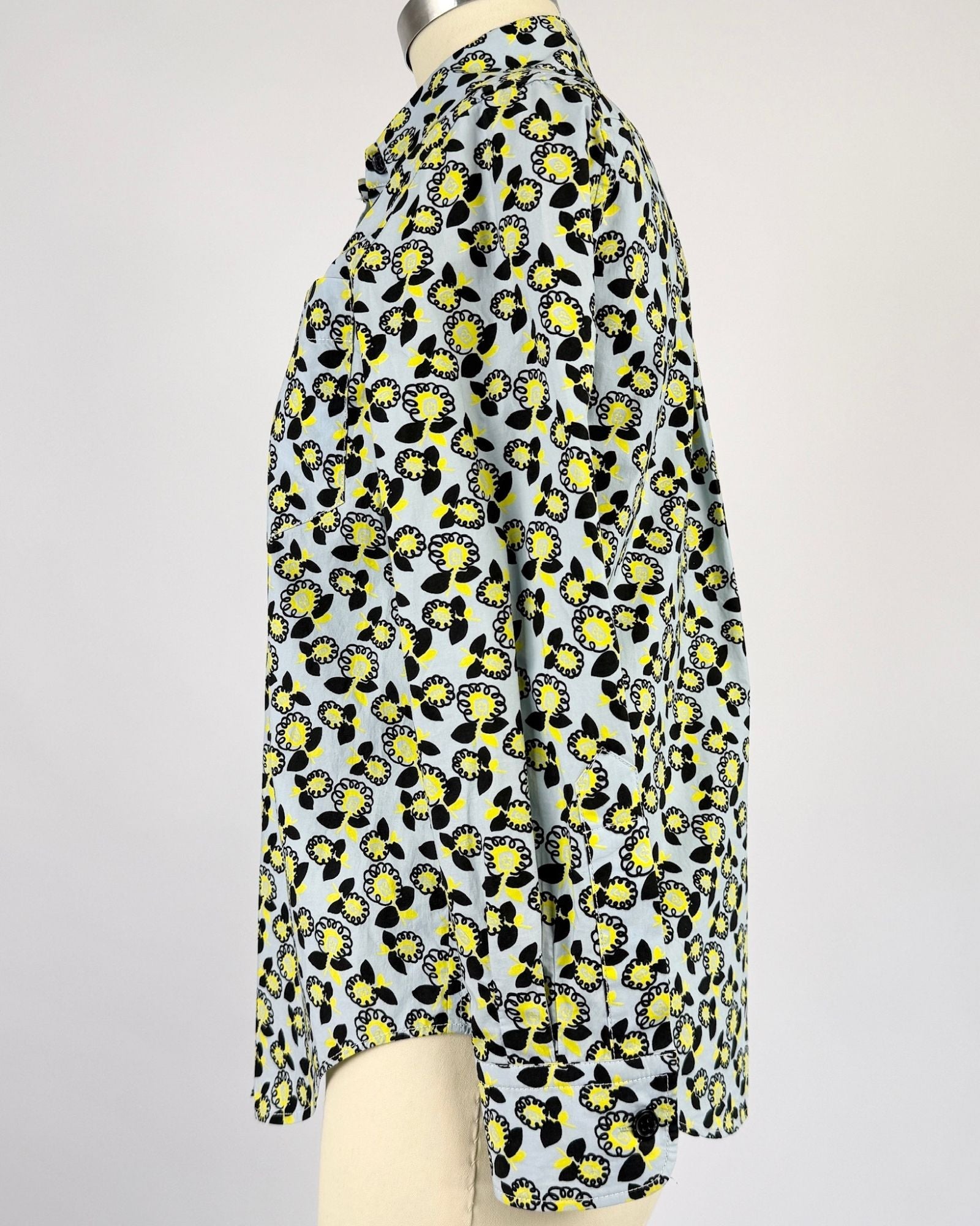 Marni Vivid Printed Button Up Blouse