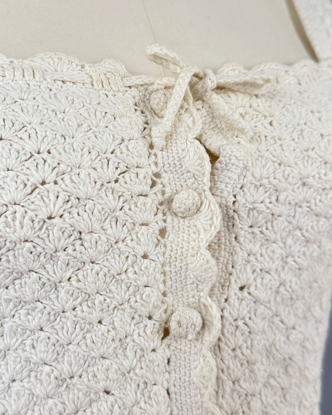 70s Crochet Tank Top