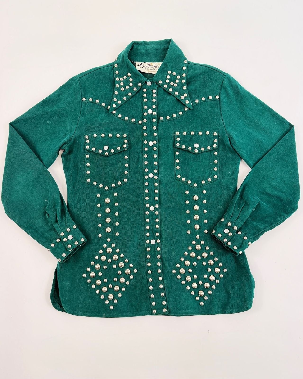 60s Studded Teal Jacket